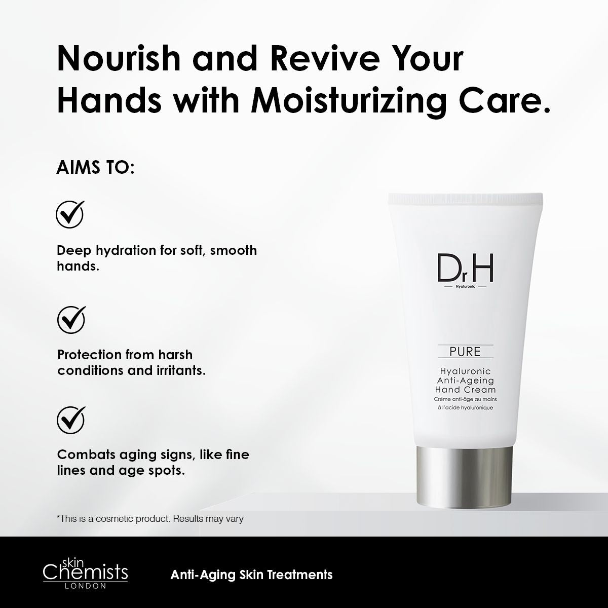 Handcreme mit Hyaluronsäure, 50 ml