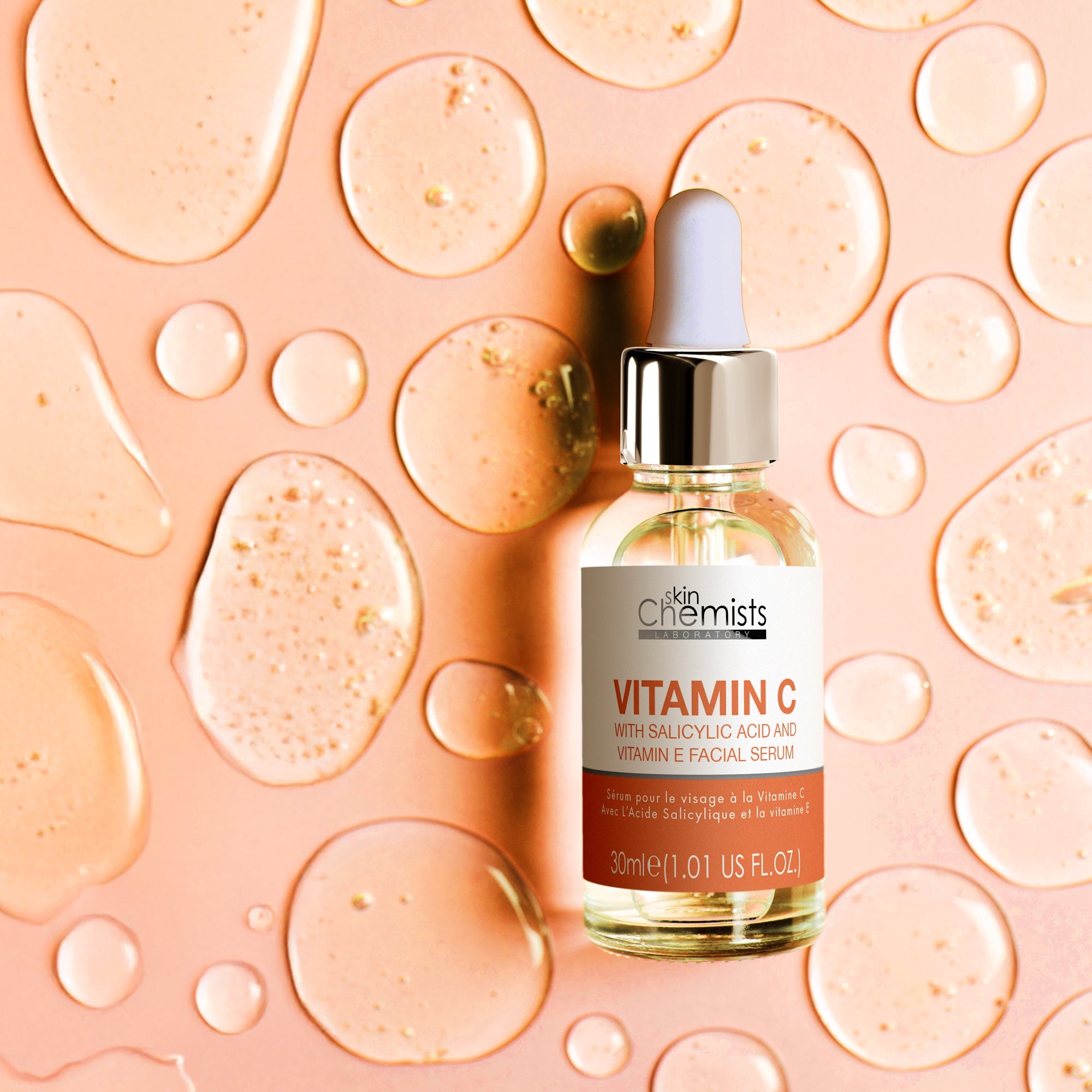 Anti-Ageing Vitamin C Salicylic Acid Facial Serum 30ml x 2 Duo Pack