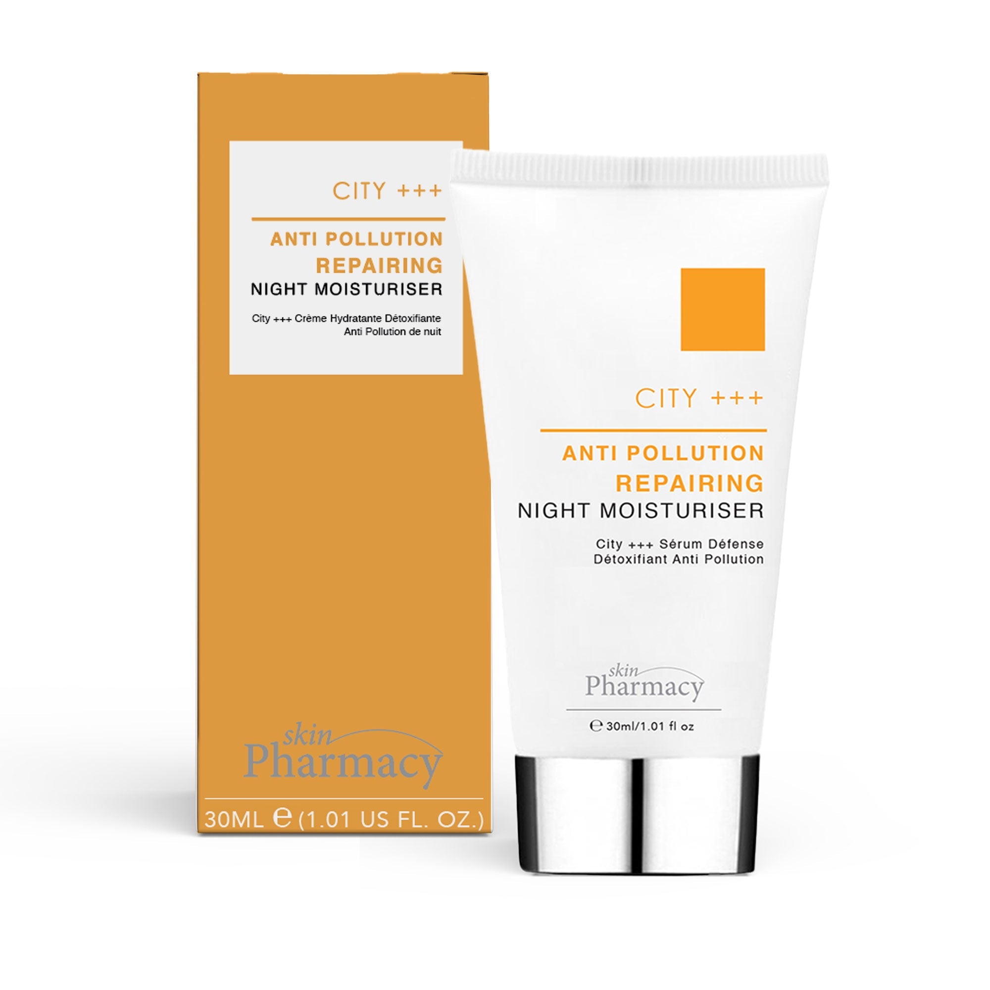 City +++ Anti-Pollution Repairing Night Moisturiser 30ml Twin Value Savings Pack