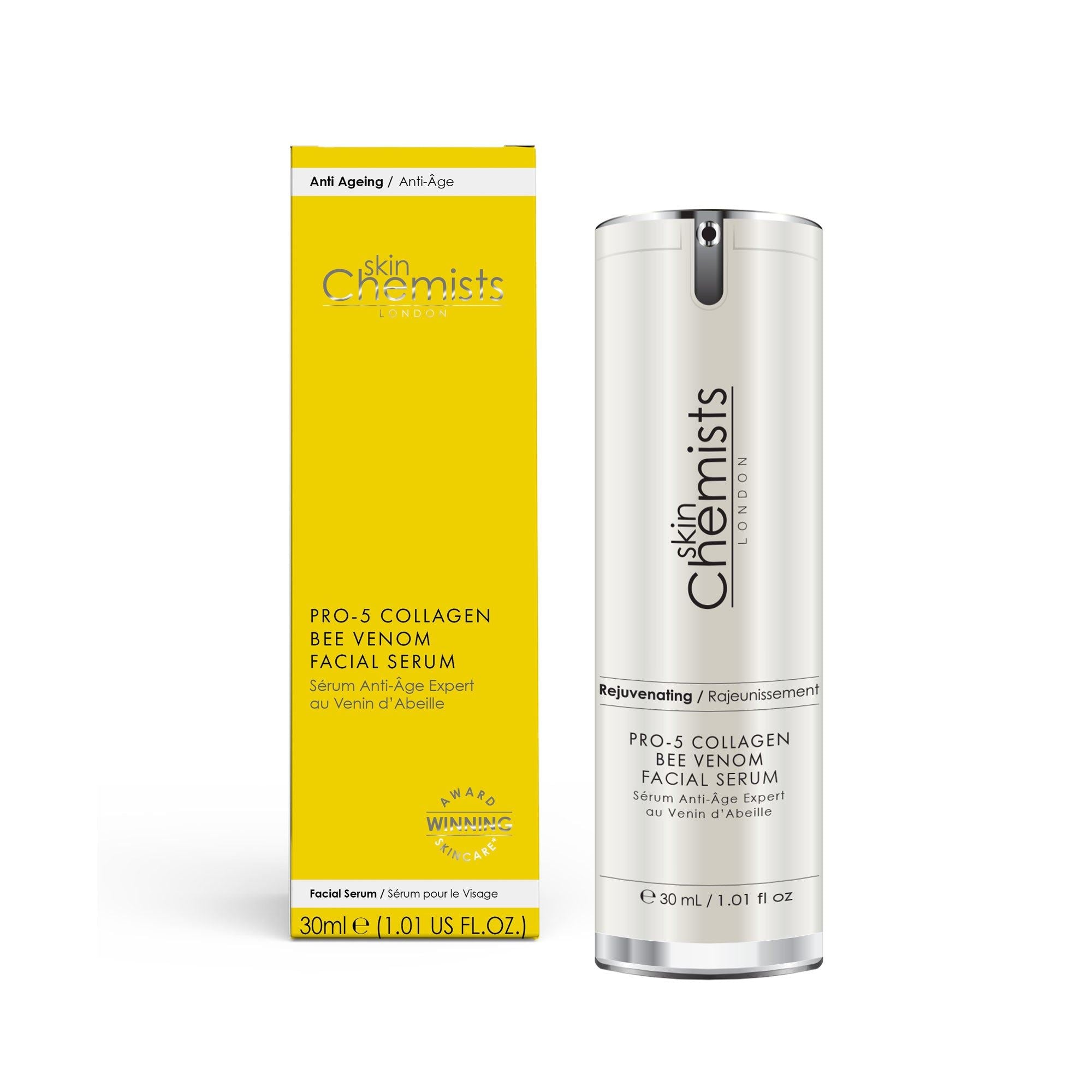 Anti-Ageing Pro-5 Collagen Bee Venom Facial Serum 30ml