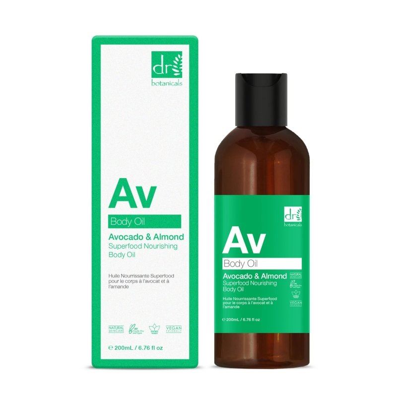Avocado & Almond Superfood Nourishing Body Oil 200ml - skinChemists