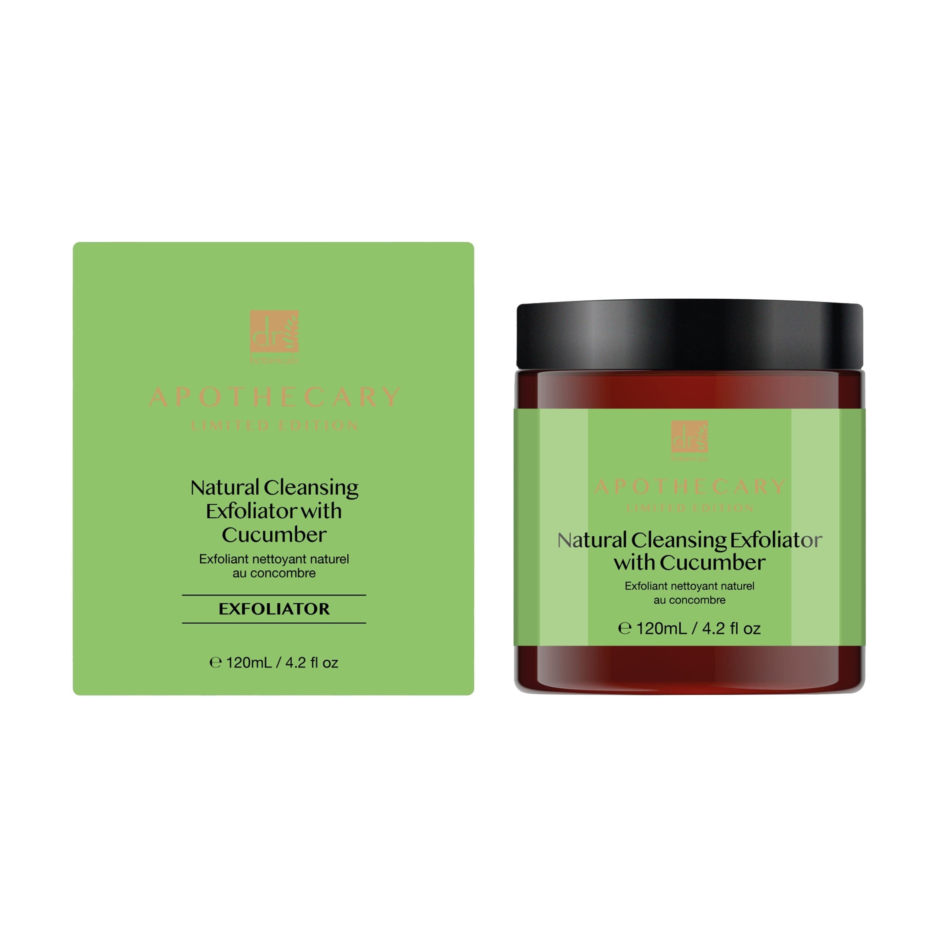 Natural Cleansing Exfoliator with Cucumber 120ml Twin Value Savings Pack