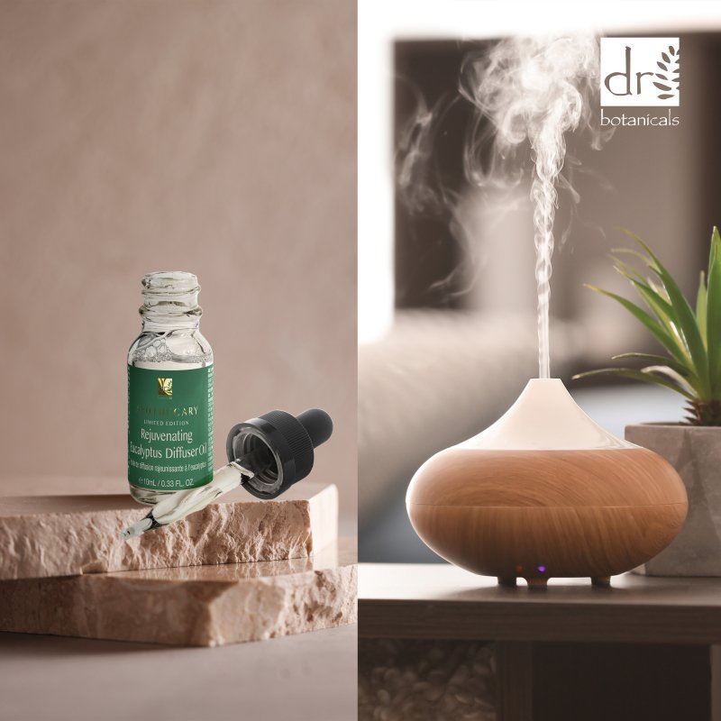 Dr Botanicals Rejuvenating Eucalyptus Diffuser Oil 10ml Twin Value Savings Pack - skinChemists