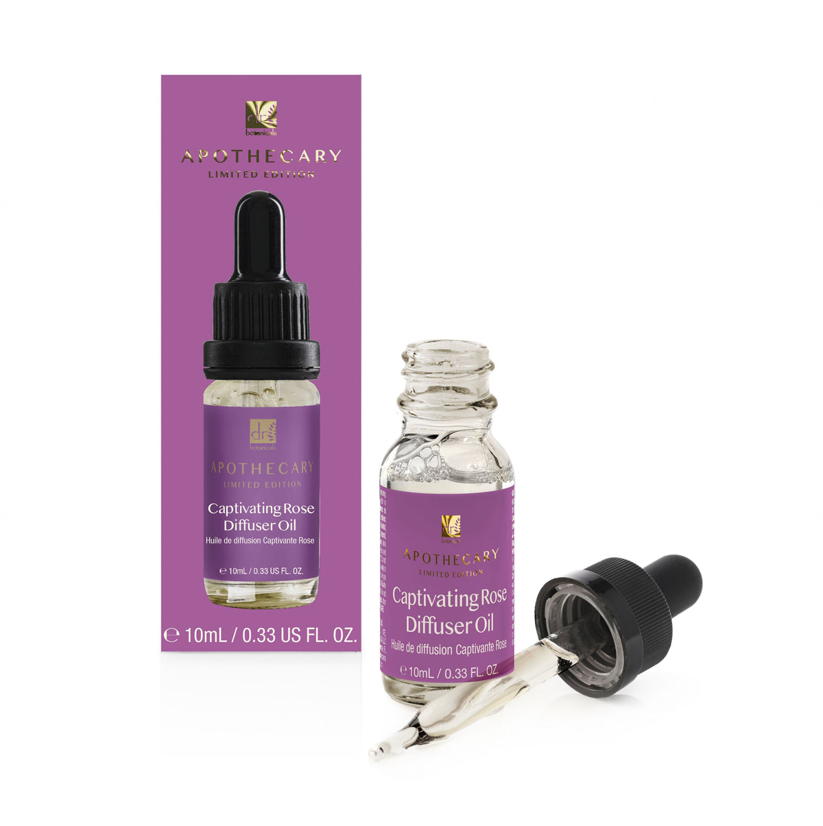 Dr Botanicals Premium 5 In 1 Aromatherapy Rejuvenating Eucalyptus + Captivating Rose Diffuser Kit - skinChemists