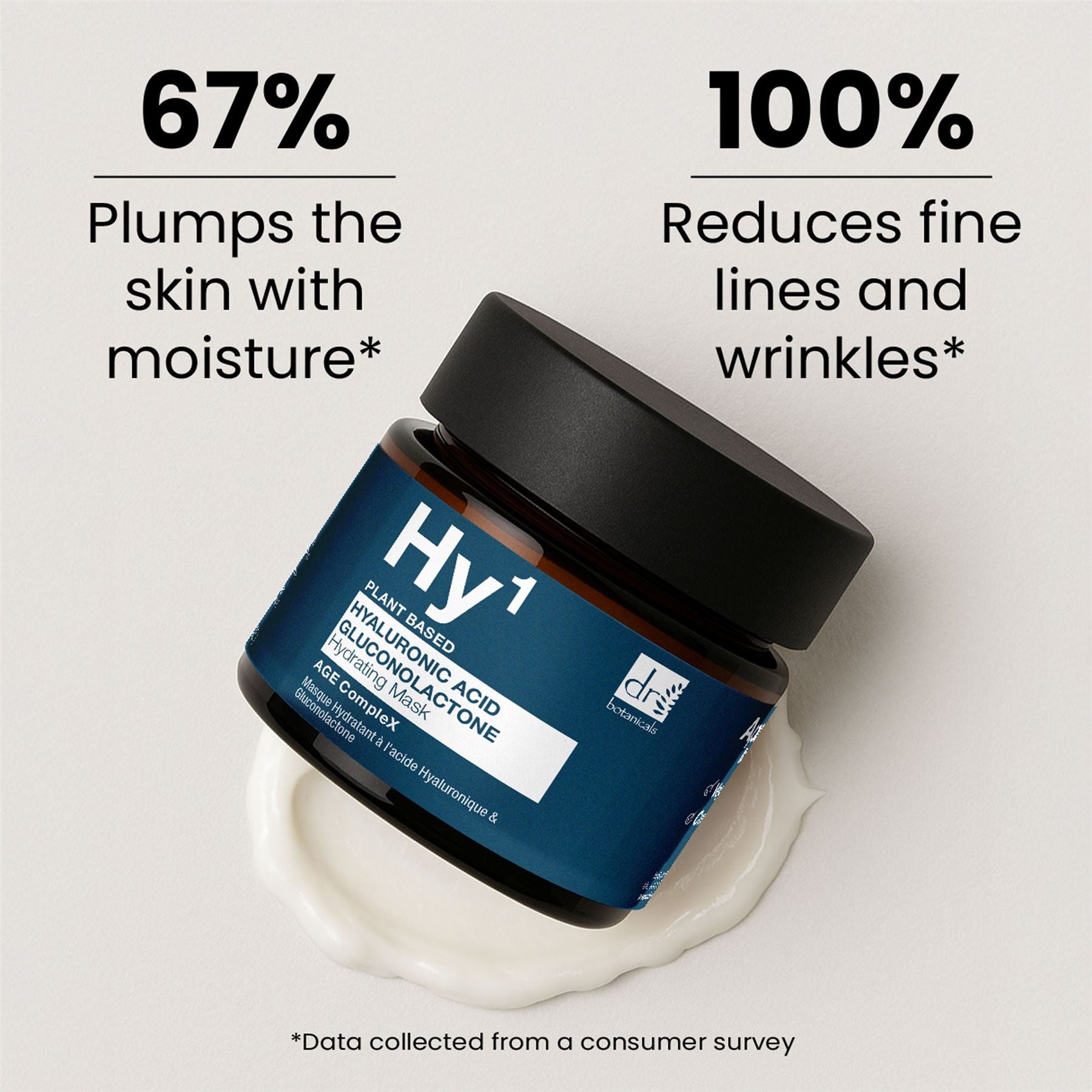 Advanced Hyaluronic Acid 1% & Gluconolactone Mask 60ml