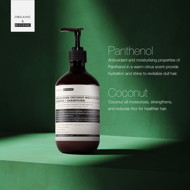 Madagascan Coconut Moisturising Shampoo 500ml - skinChemists