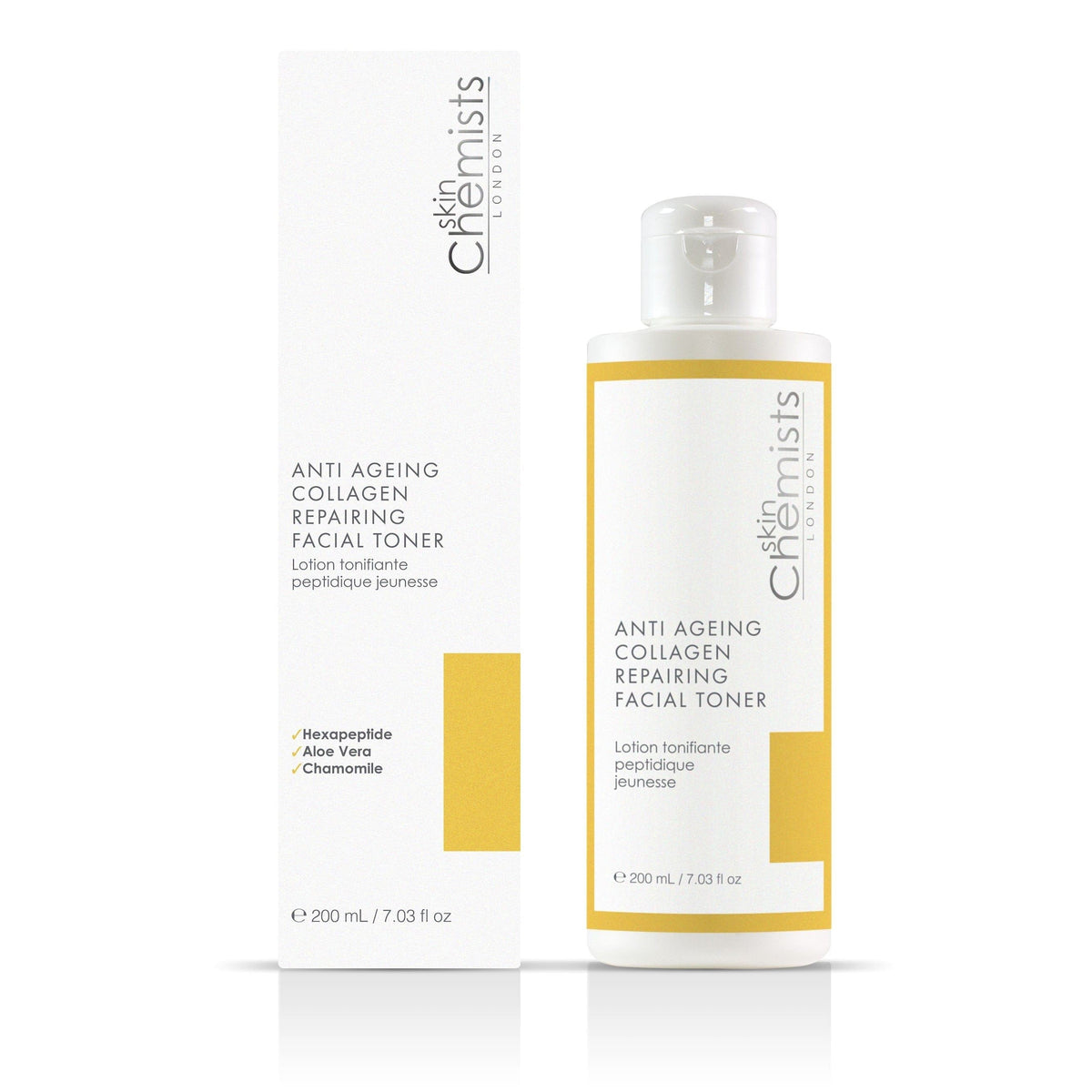 skinChemists Anti-Ageing Collagen Repairing Facial Toner 200ml Twin Value Savings Pack - skinChemists
