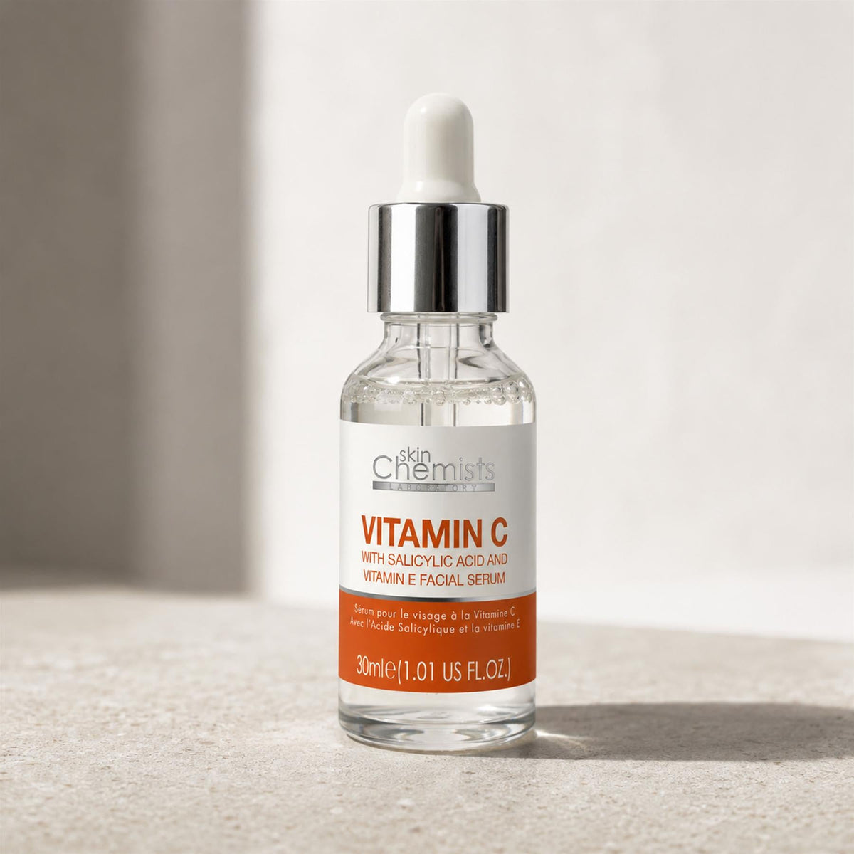 skinChemists Anti-Aging Vitamin C, Salicylic Acid Vitamin C Facial Serum 30ml - skinChemists