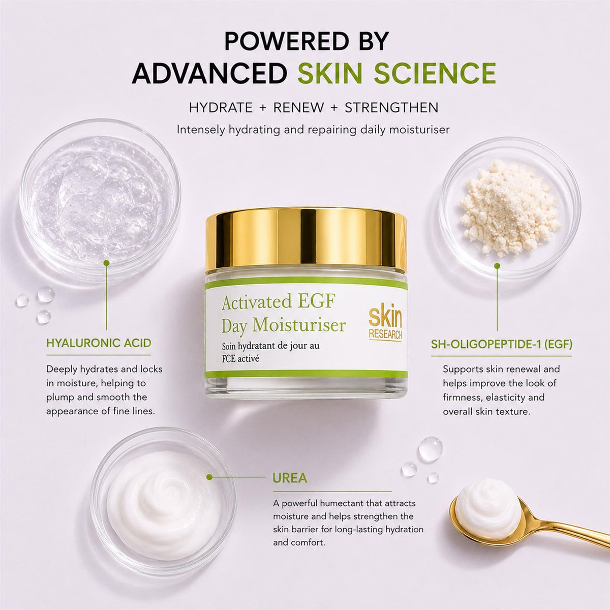 Activated EGF Day Moisturiser 50ml - skinChemists