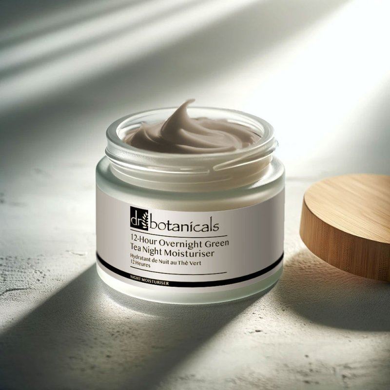 Crème de nuit hydratante au thé vert 12 heures 50 ml