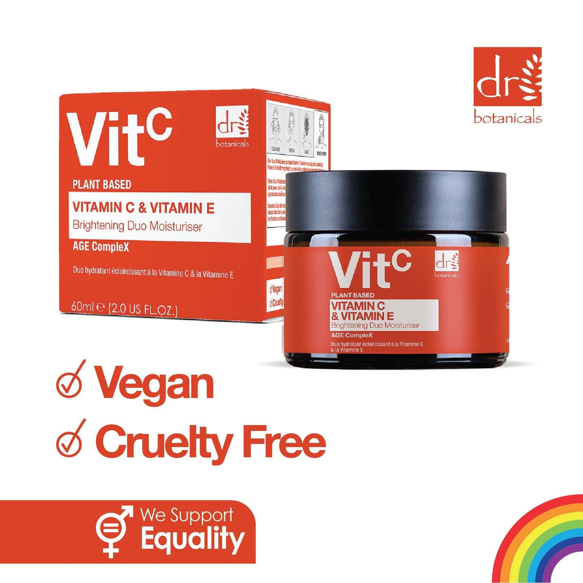 Dr Botanicals Vitamin C Duo Moisturiser & Advanced Facial Serum Kit - skinChemists
