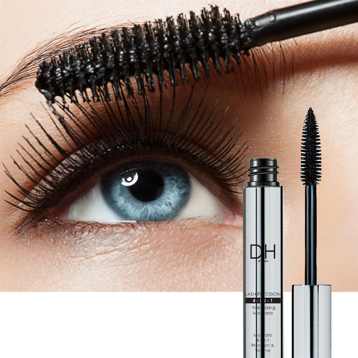 4-in-1-Volumenmascara 8ml | Schwarz