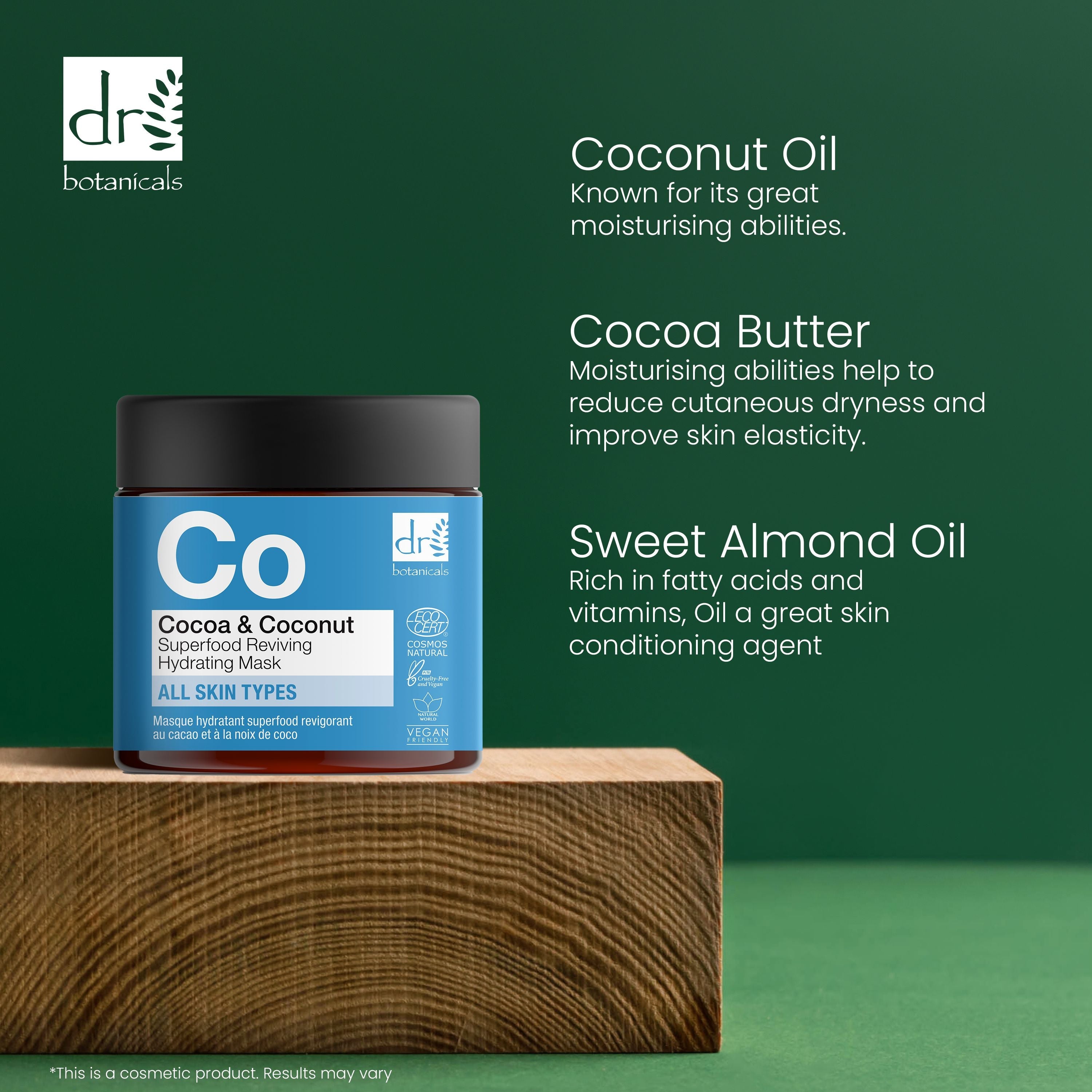 Cocoa & Coconut Superfood Reviving Hydrating Mask 60ml