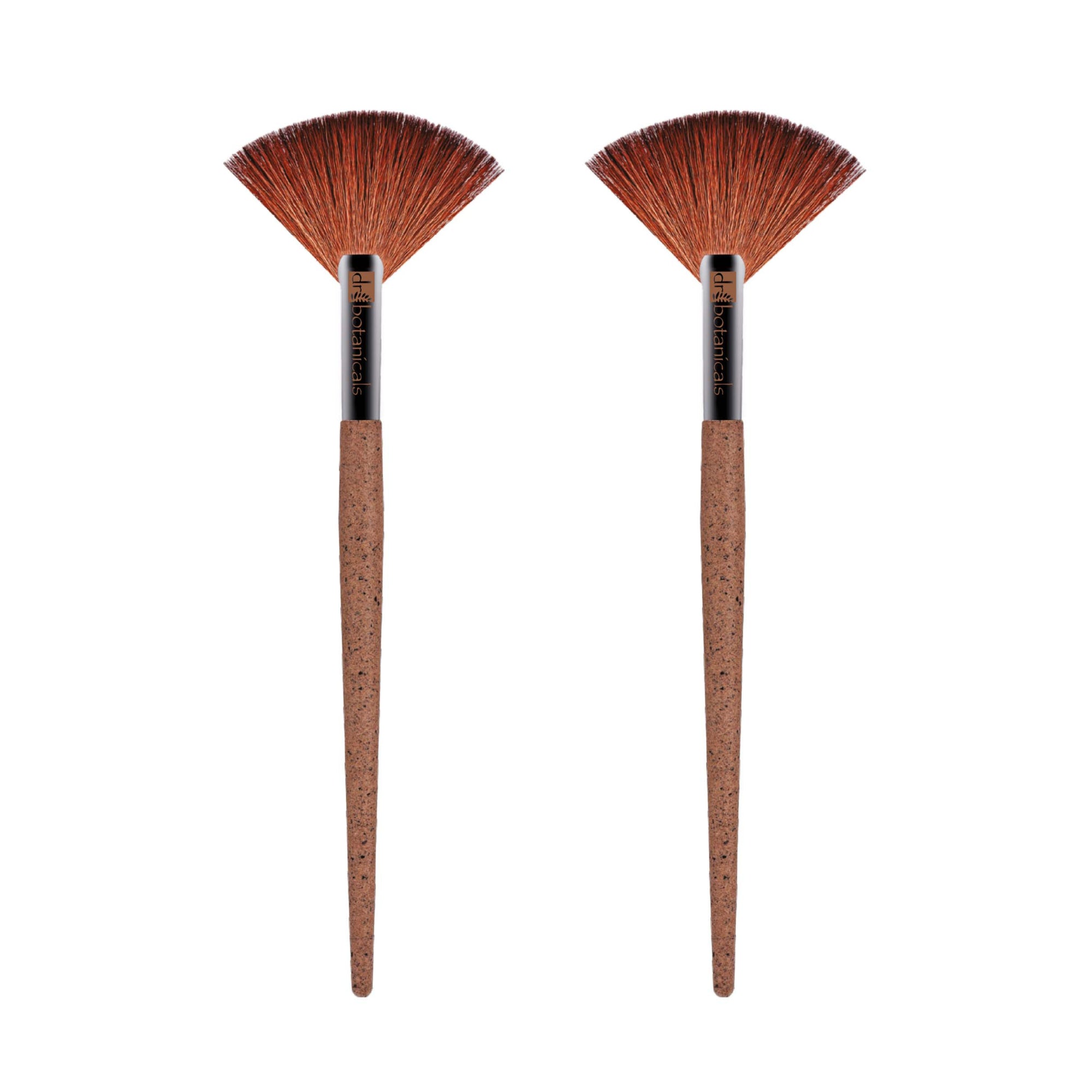 Lot de 2 brosses éventail marc de café, économiques