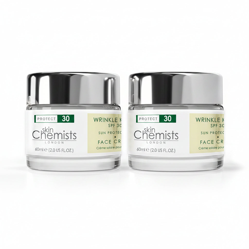 Wrinkle Killer Sun Protection Day Moisturiser SPF 30 60ml x 2 Duo Pack
