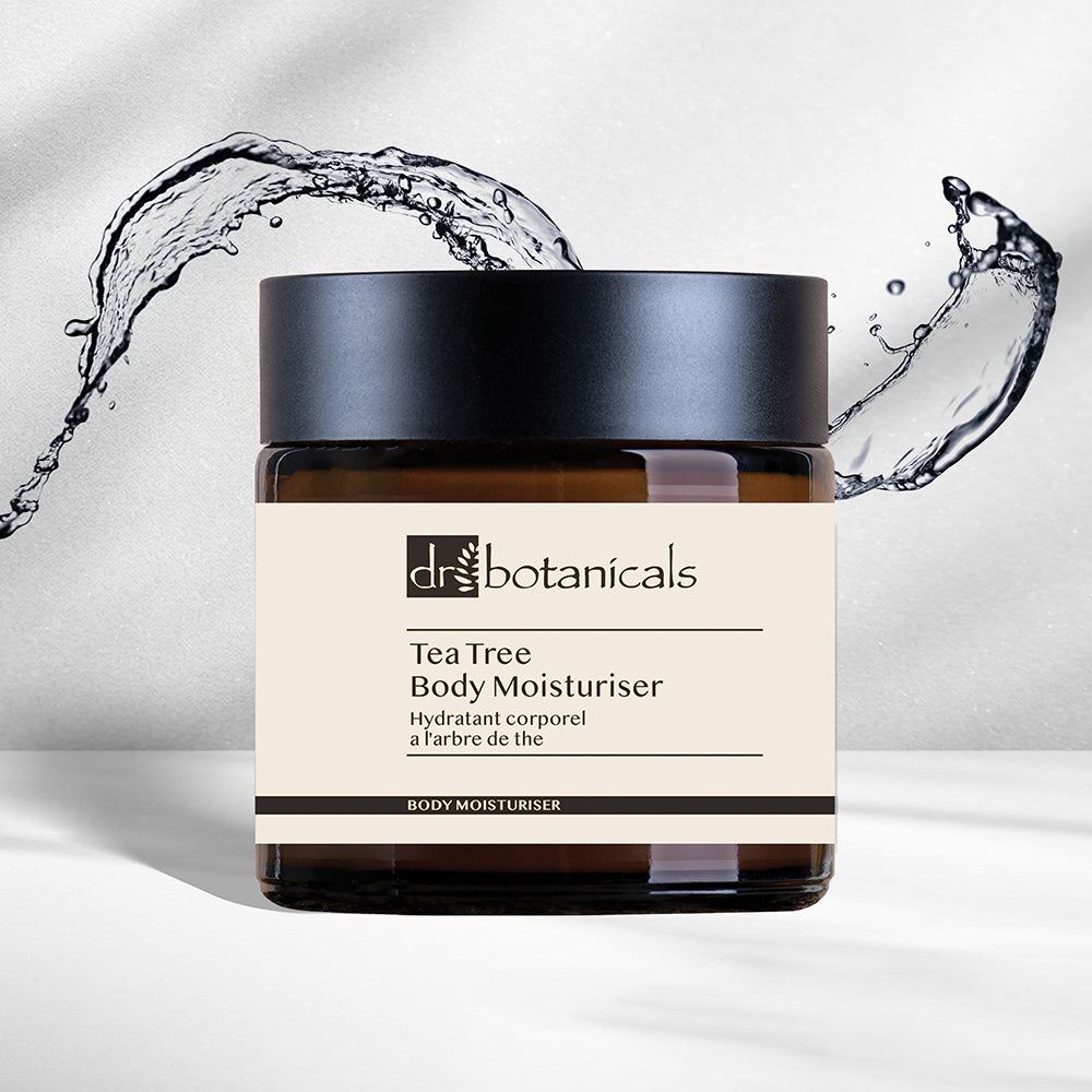 Teebaum-Gesichtspeeling, Lavendel &amp; Vitamin C, Tages- &amp; Nachtcreme, Teebaum-Körpercreme