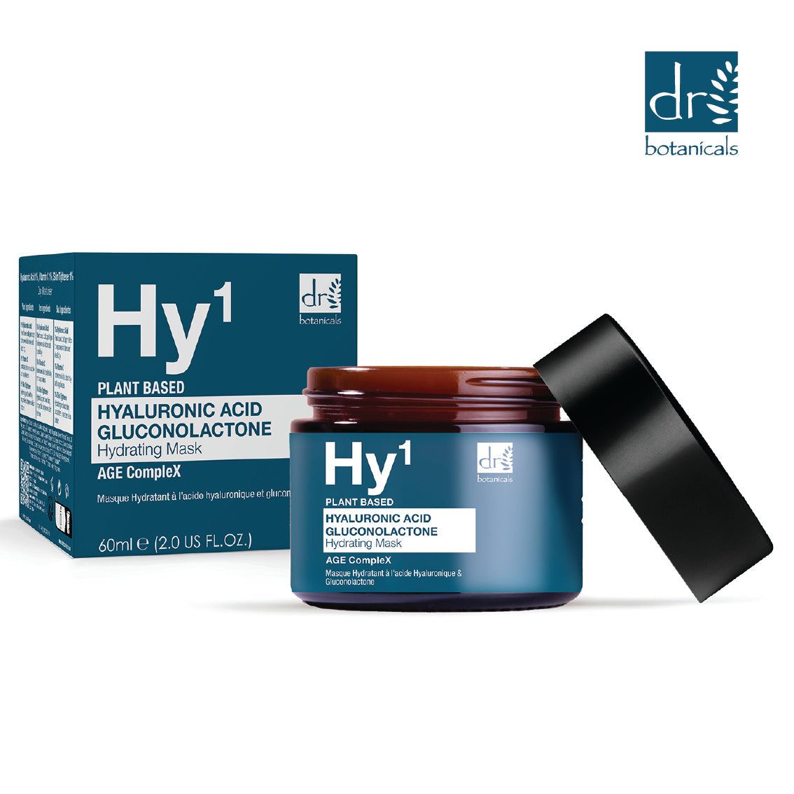 Masque à l'acide hyaluronique 1 % et à la gluconolactone 60 ml