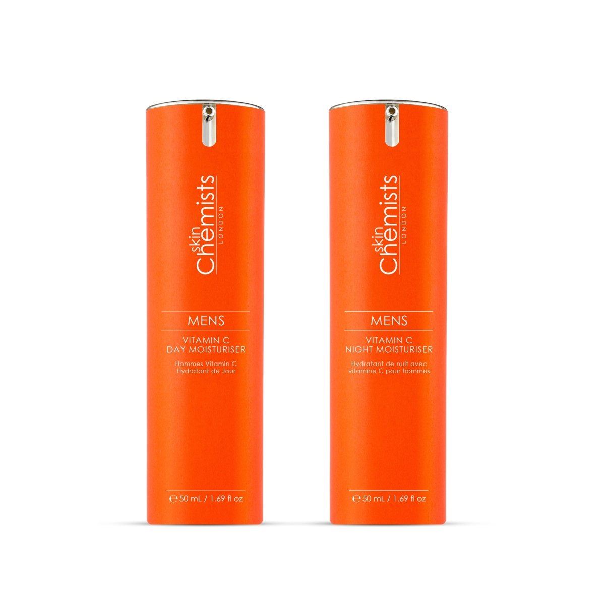 Anti-Aging-Vitamin-C-Routine für Männer – Tag &amp; Nacht