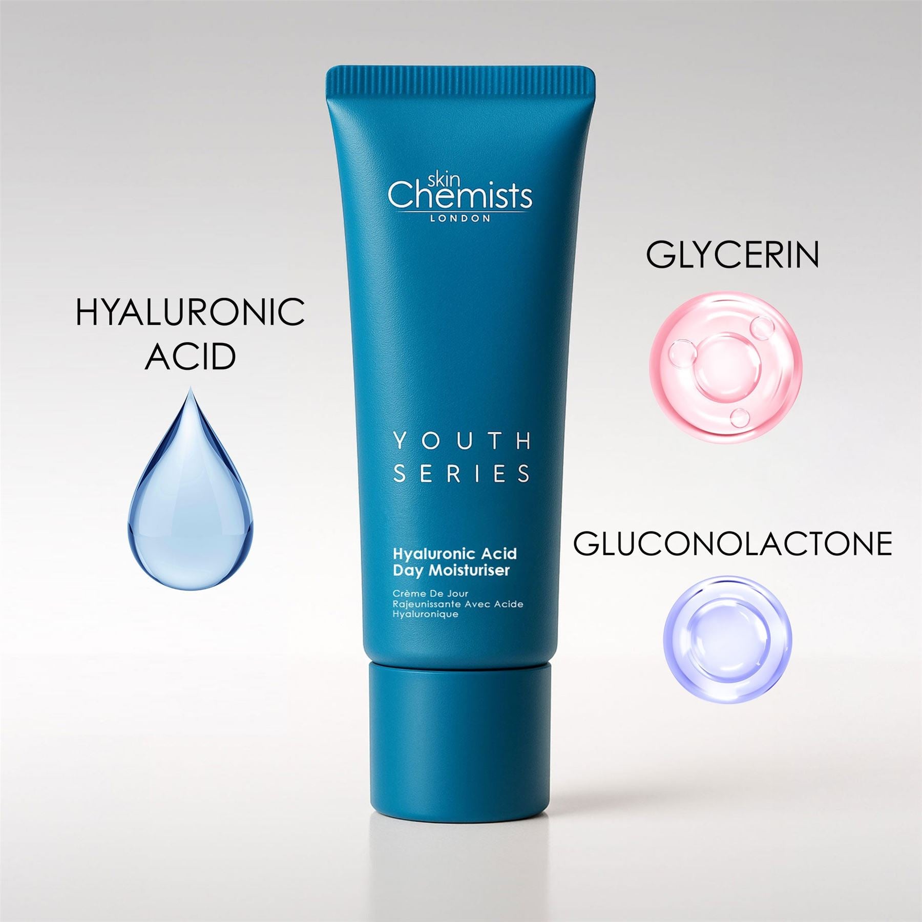 SkinChemists Crème de jour à l'acide hyaluronique 50 ml