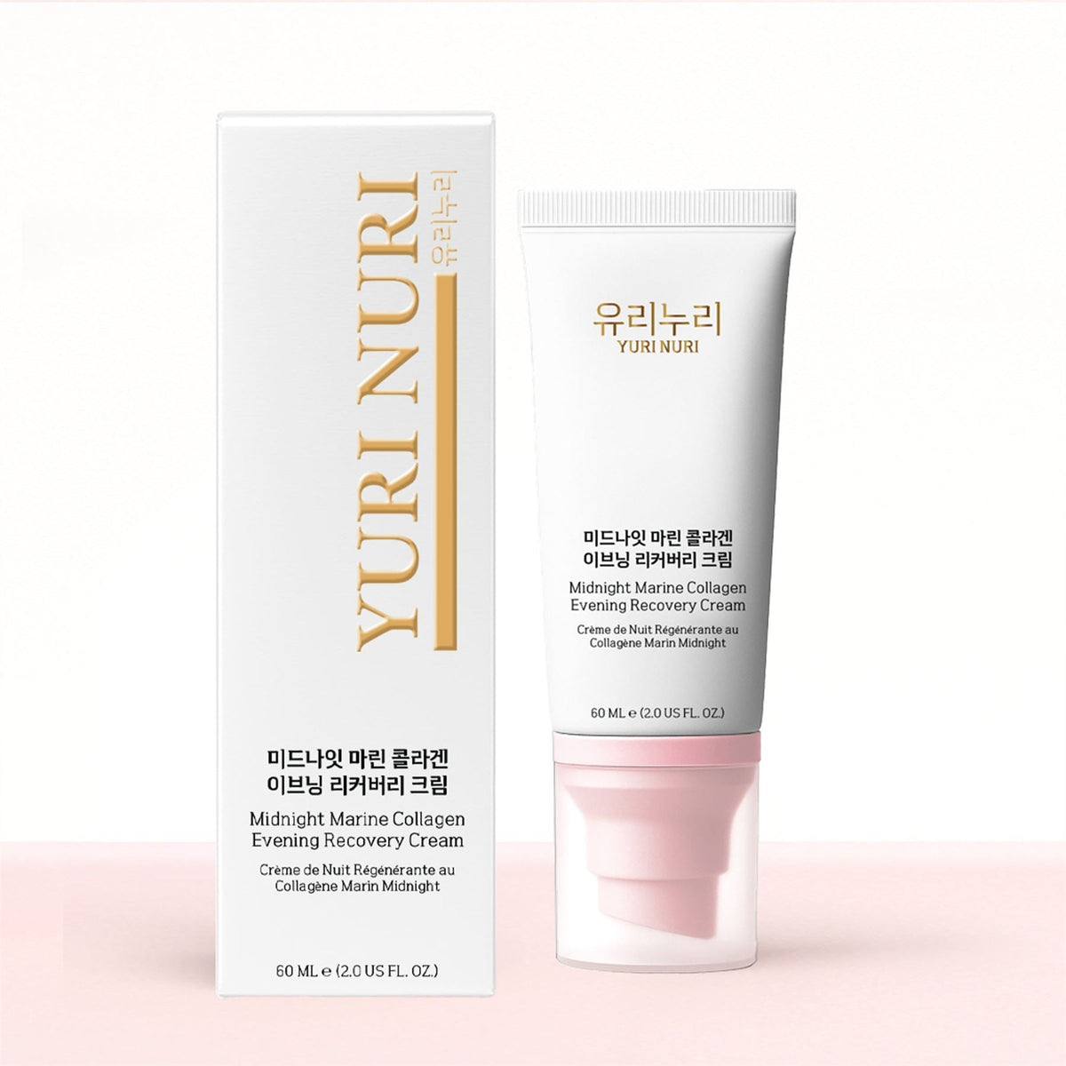 Yuri Nuri 유리누리 Midnight Marine Collagen Anti-Ageing Recovery Cream 60ml