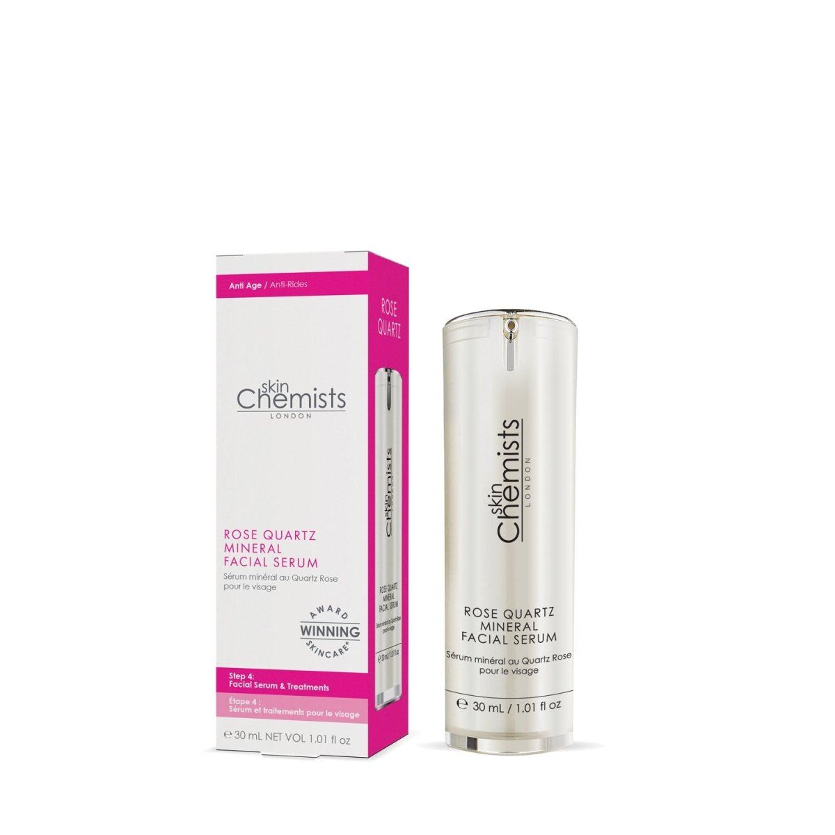 Anti-Aging Rosenquarz-Mineral-Gesichtsserum 30 ml