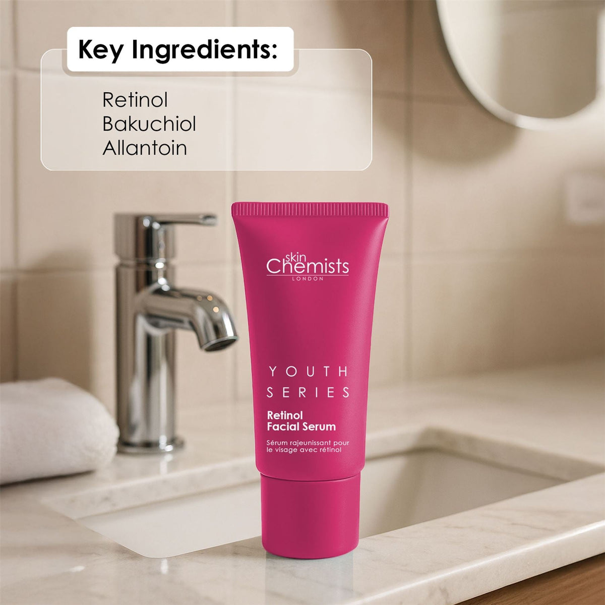 Retinol & Bakuchiol Facial Serum 30ml - skinChemists