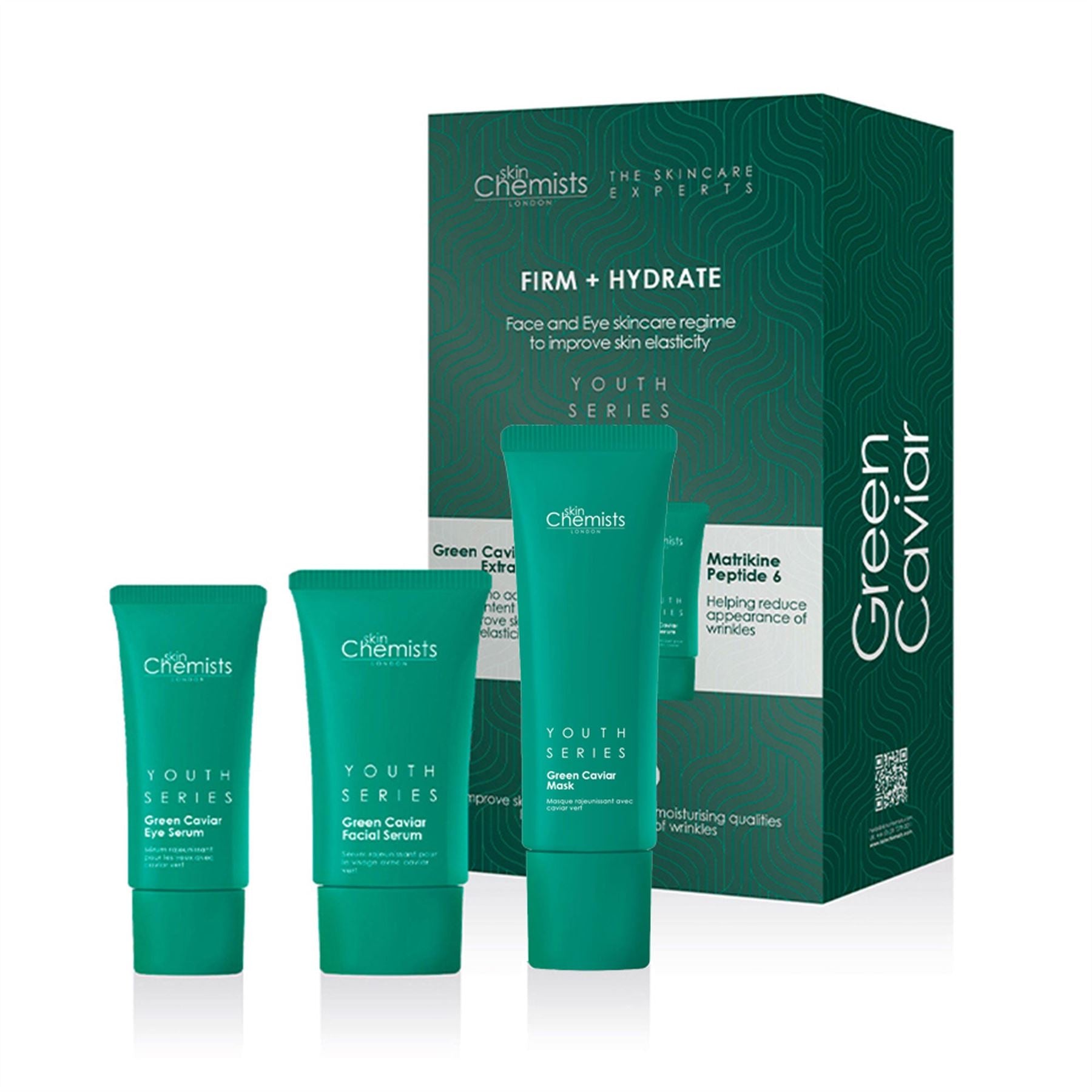 Green Caviar Firm &amp; Hydrate Kit + Gratis Green Caviar Maske (50 ml)
