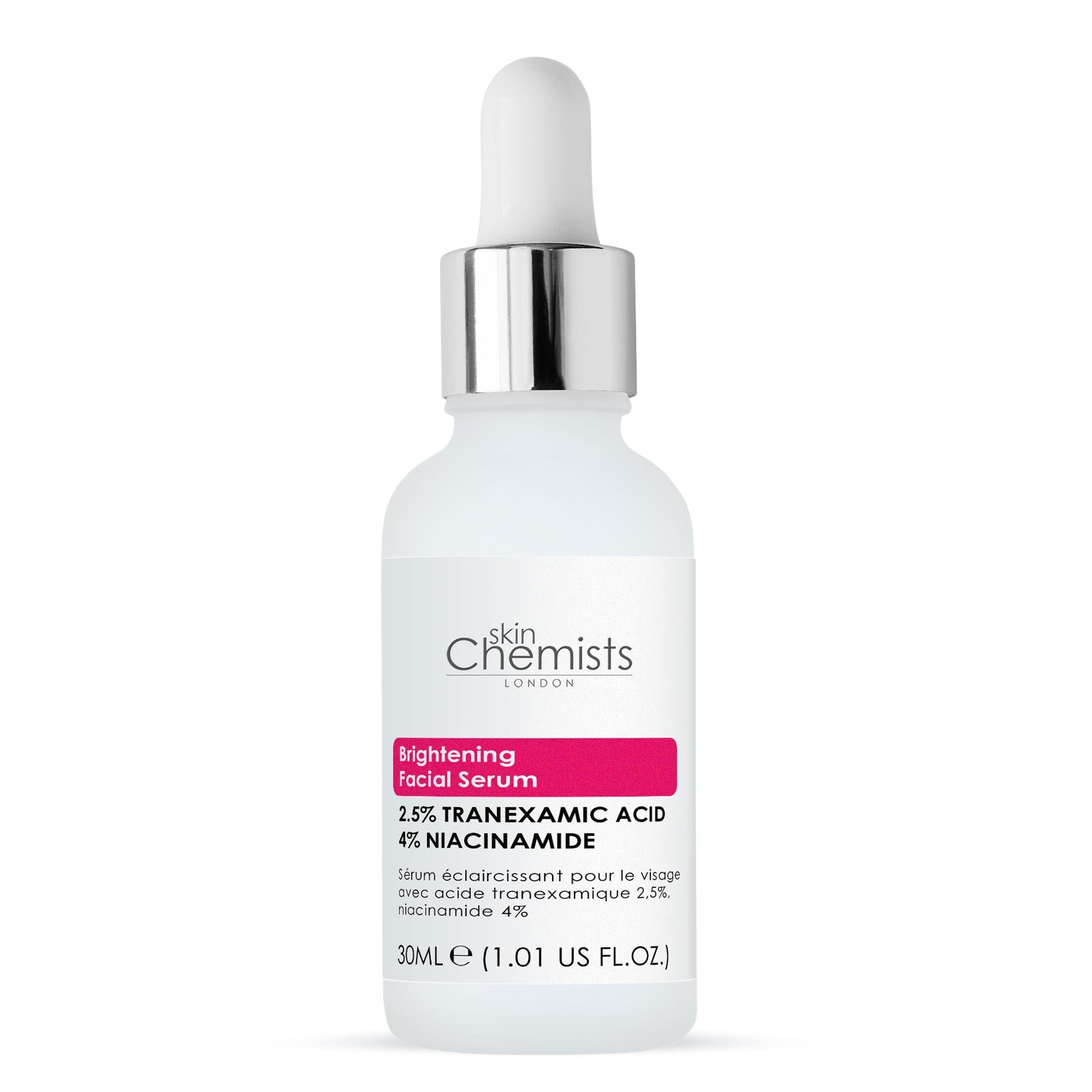 skinChemists Brightening Facial Serum with Tranexamic Acid 2.5% and Niacinamide 4% 30ml