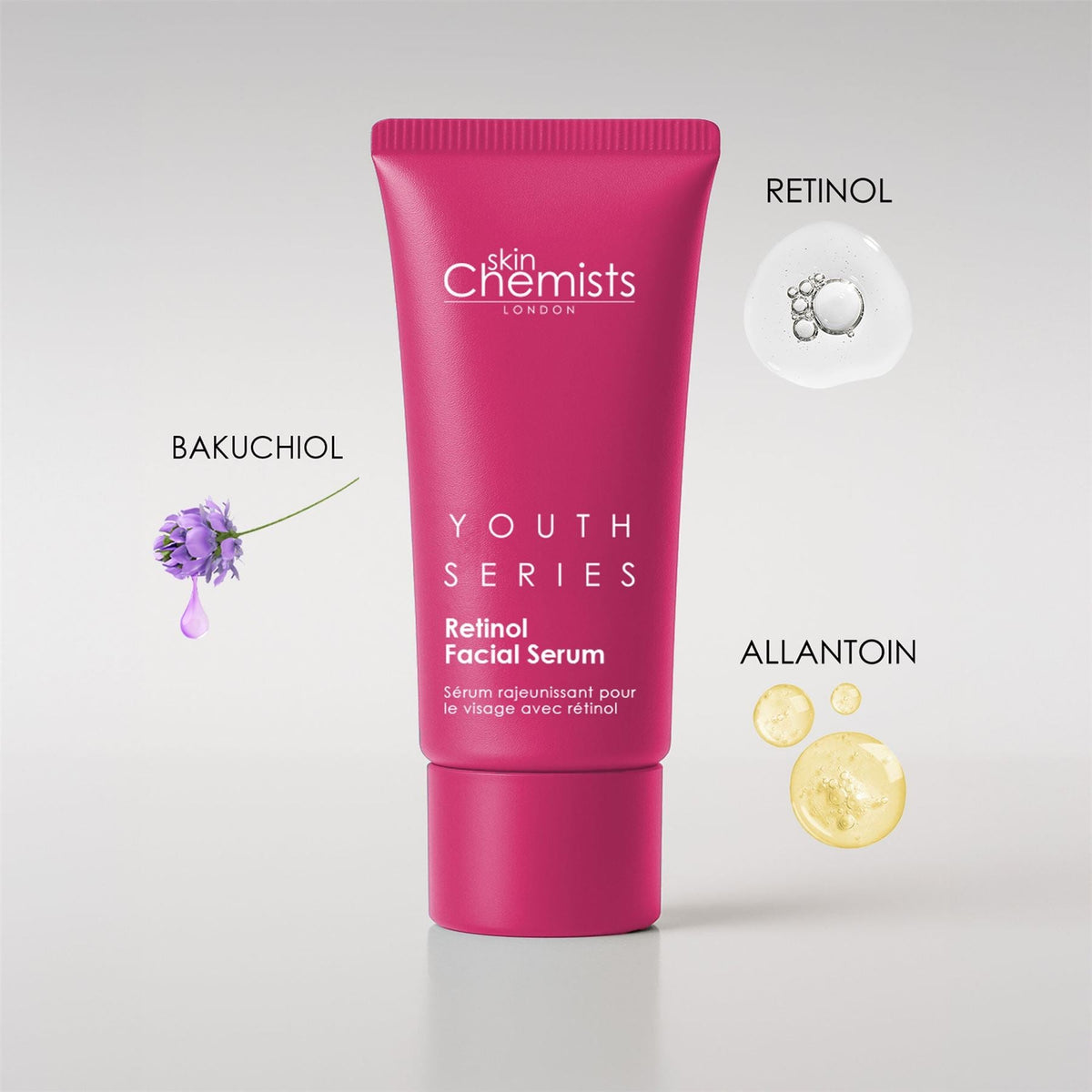 Retinol & Bakuchiol Facial Serum 30ml - skinChemists