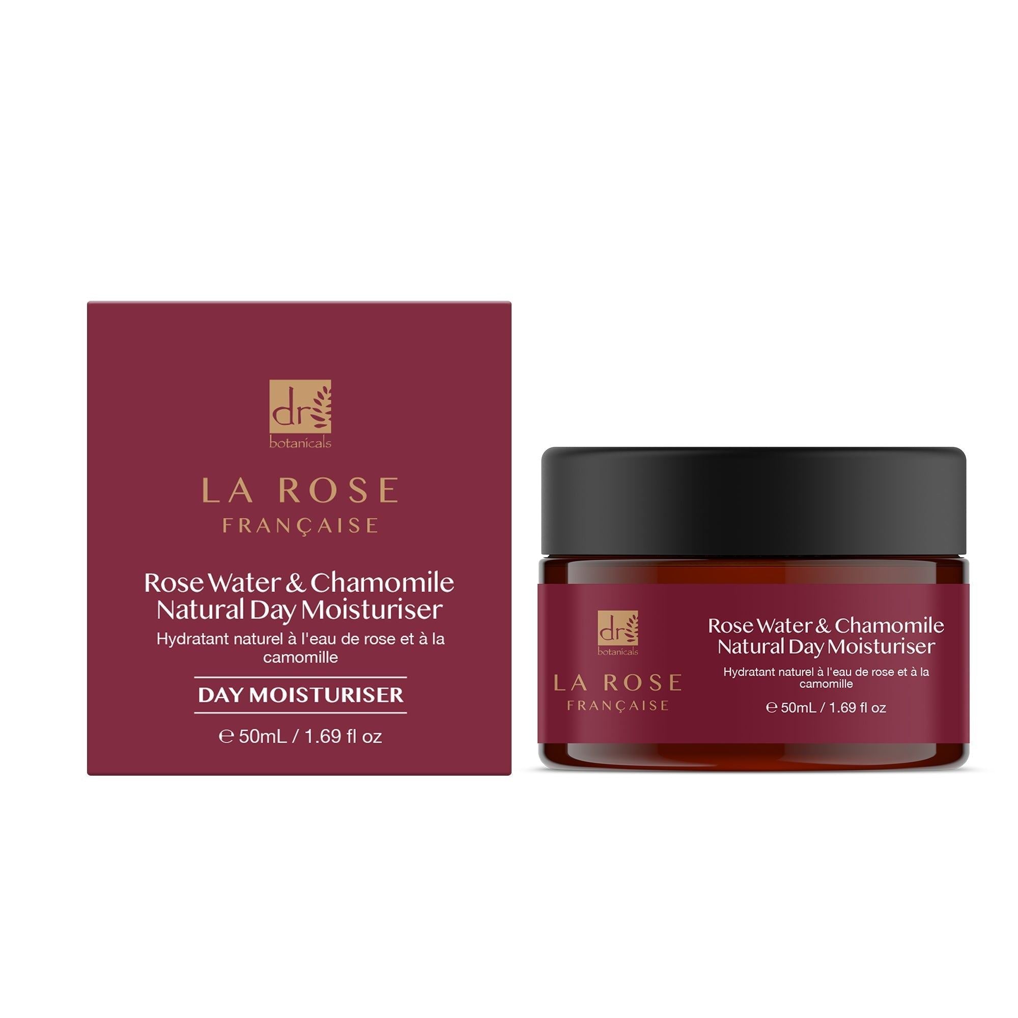 La Rose Française Tagesfeuchtigkeitscreme, 50 ml, Doppelsparpaket