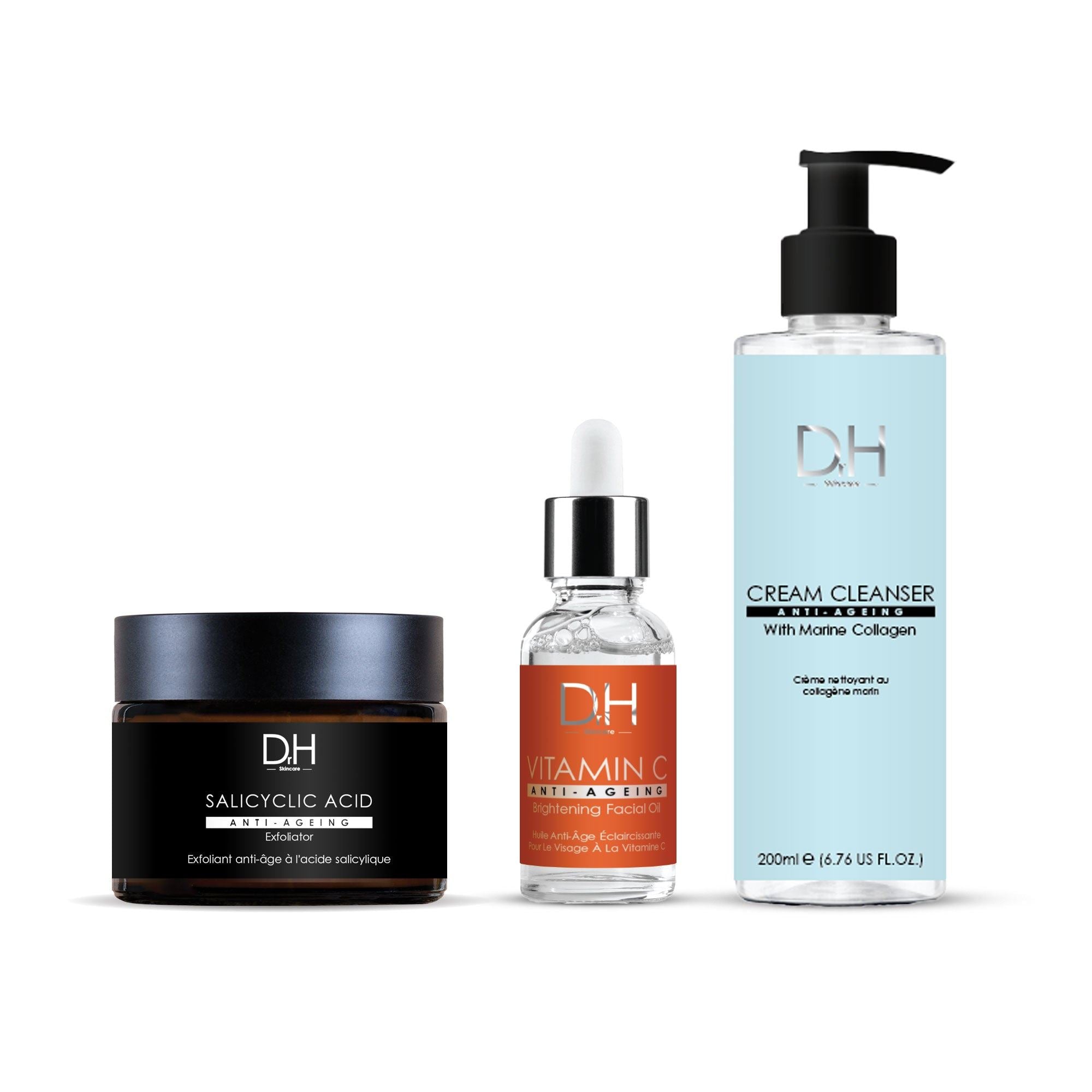 Pack complet de soins anti-âge pour la peau