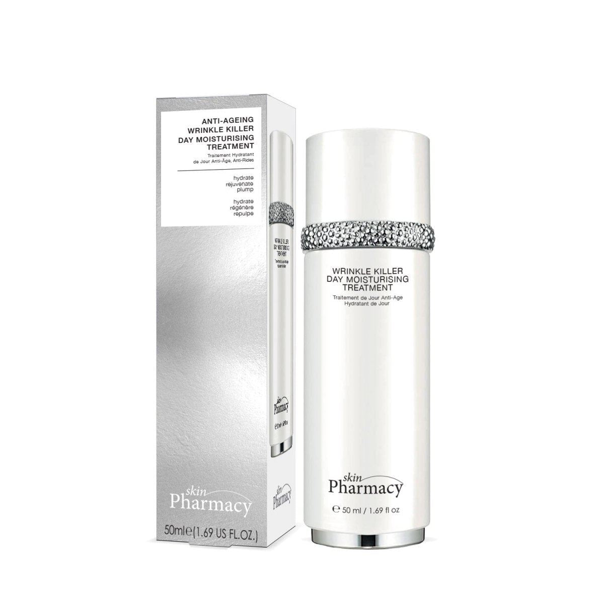 Routine complète : savon nettoyant, sérum et crème de jour