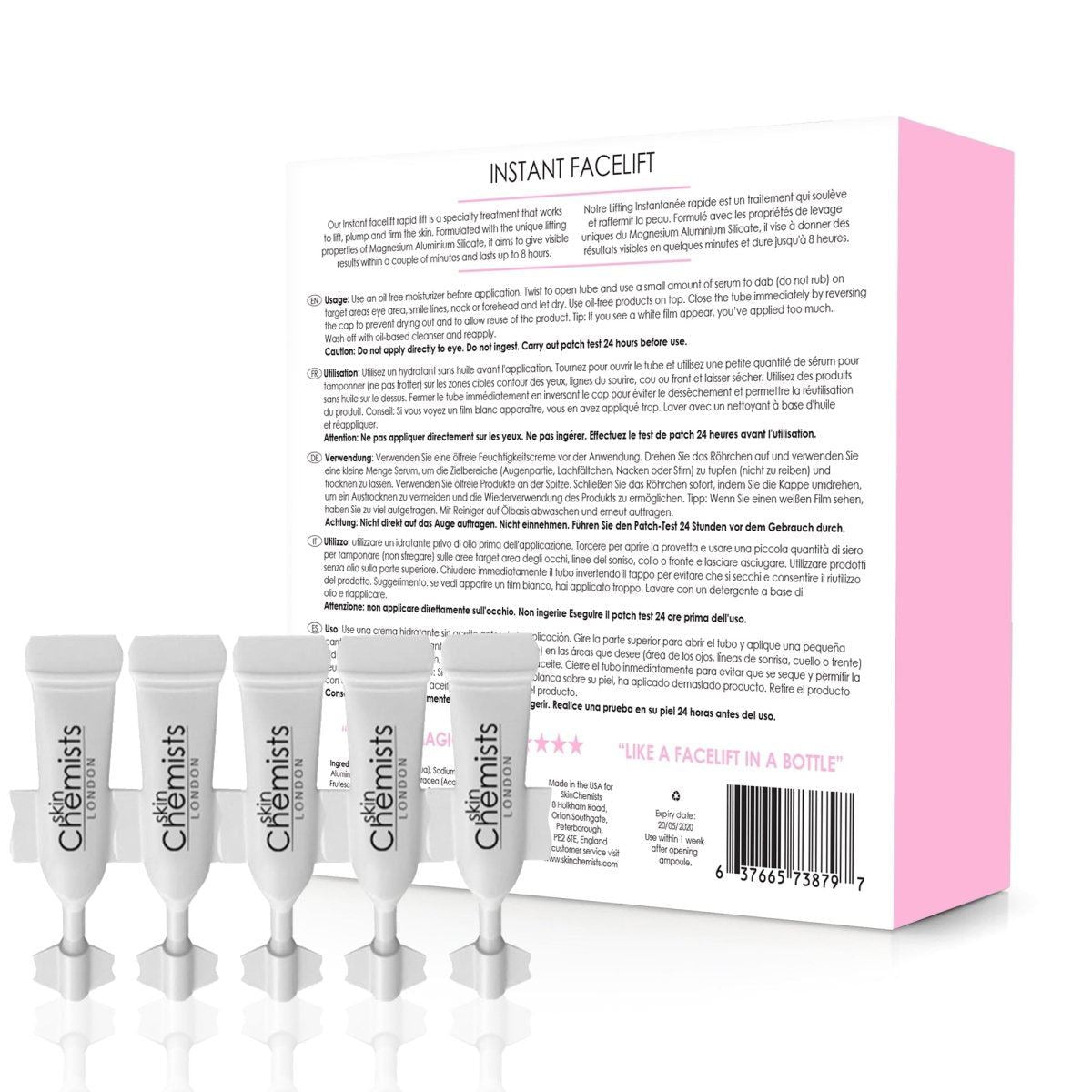 skinChemists Advanced Facelift Serum with Hyaluronic Acid & Peptides - skinChemists
