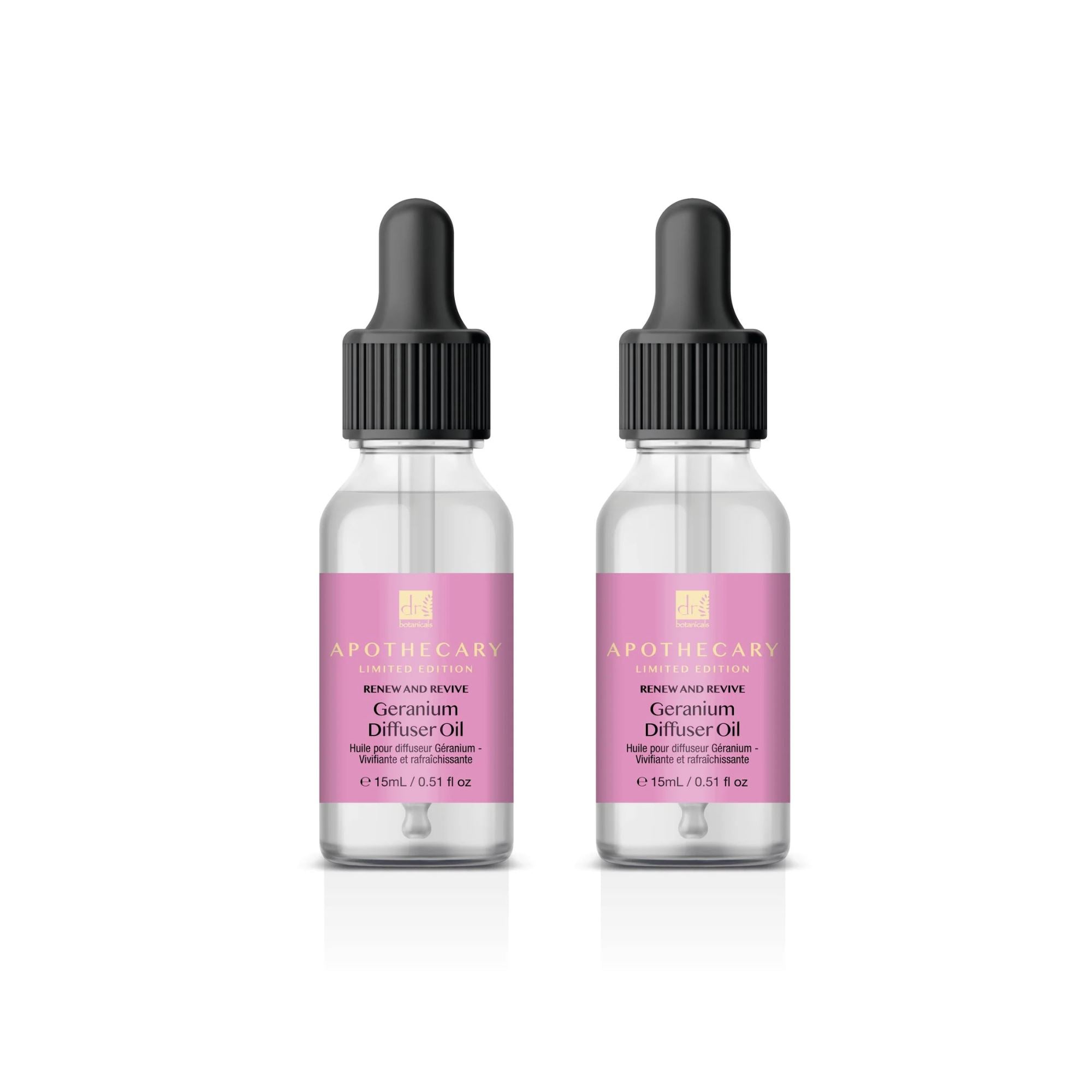 Renew &amp; Revive Geranien-Diffusoröl 15 ml Doppel-Sparpackung