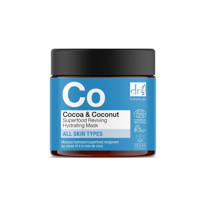 Masque hydratant revitalisant superalimentaire cacao et noix de coco 60 ml