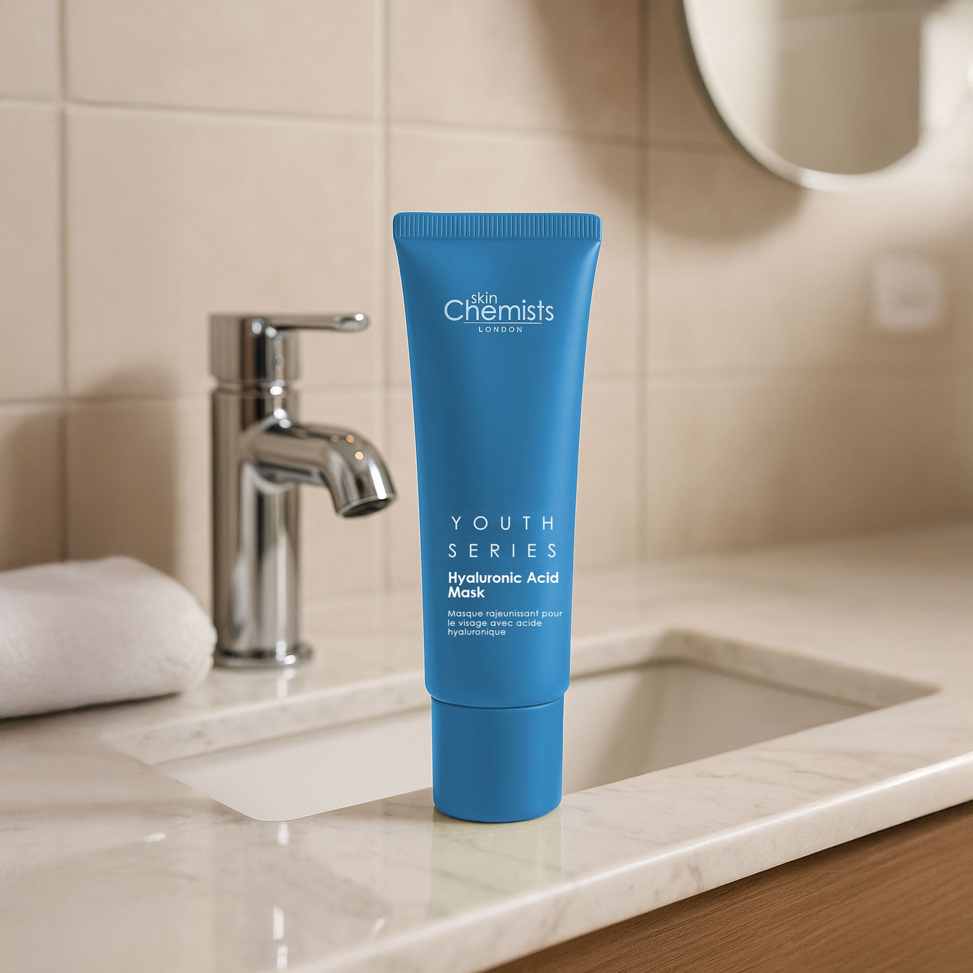 Masque à l'acide hyaluronique 1 % de skinChemists 50 ml