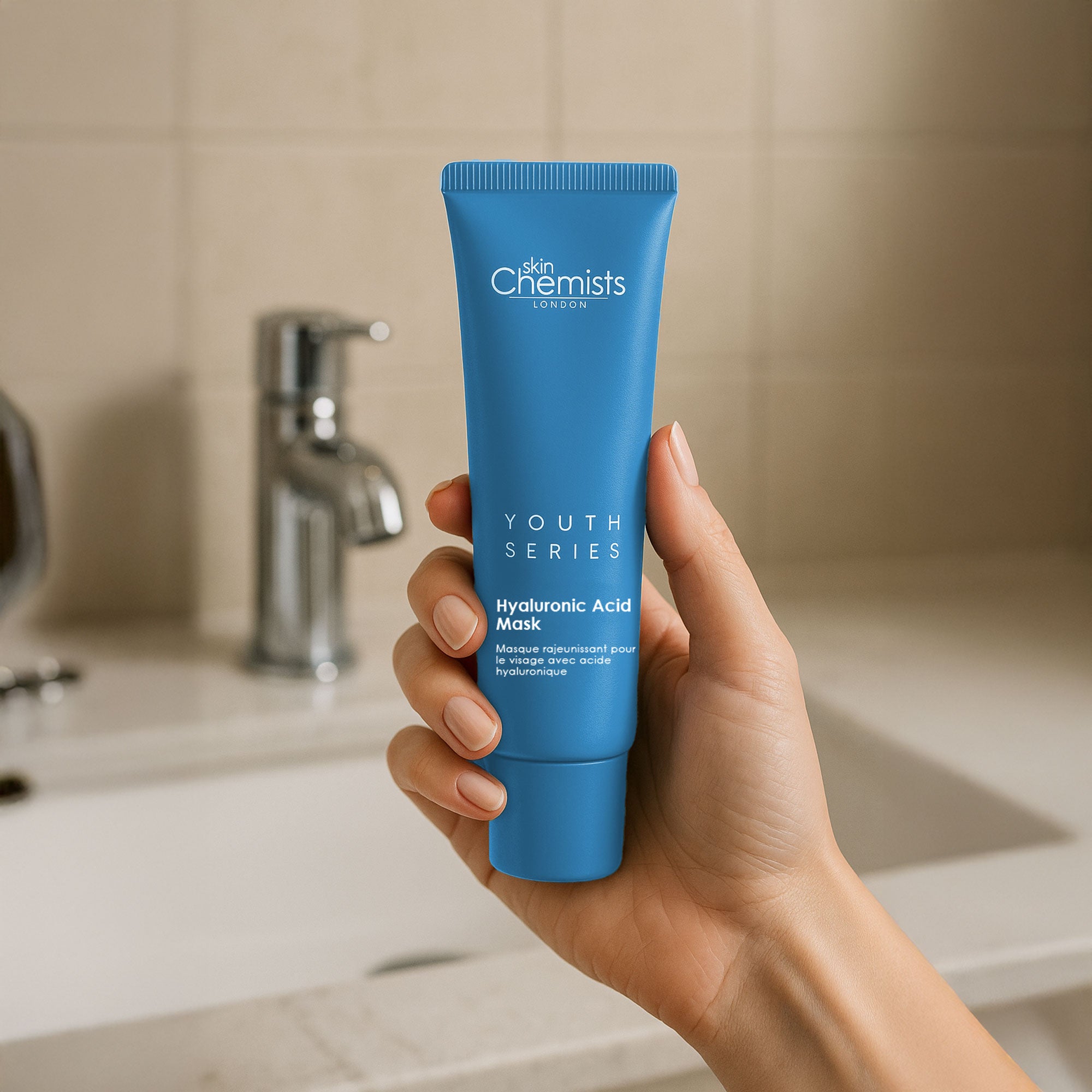 Masque à l'acide hyaluronique 1 % de skinChemists 50 ml