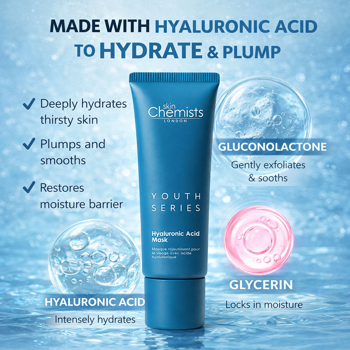 Hyaluronic Acid Mask 50ml - skinChemists
