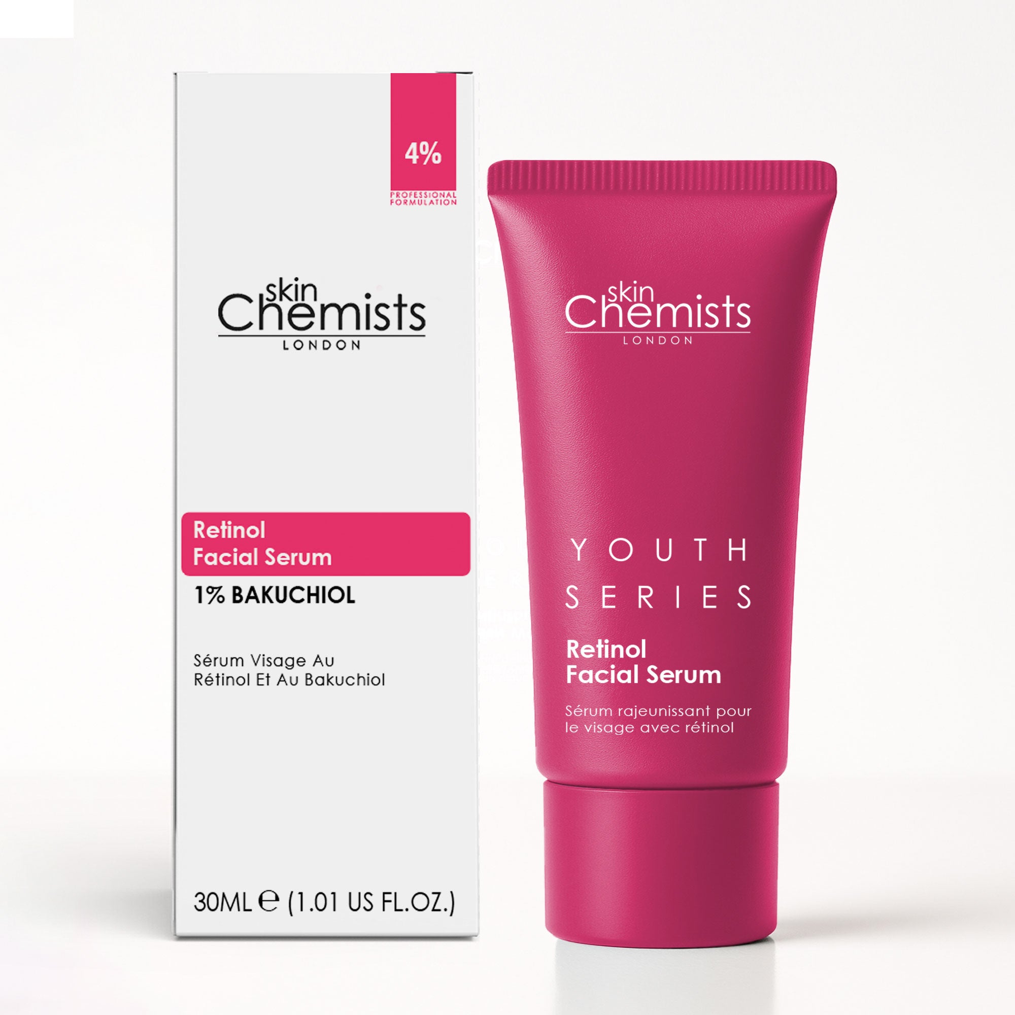 skinChemists Retinol und Bakuchiol Dual Anti-Aging Gesichtsserum 30 ml