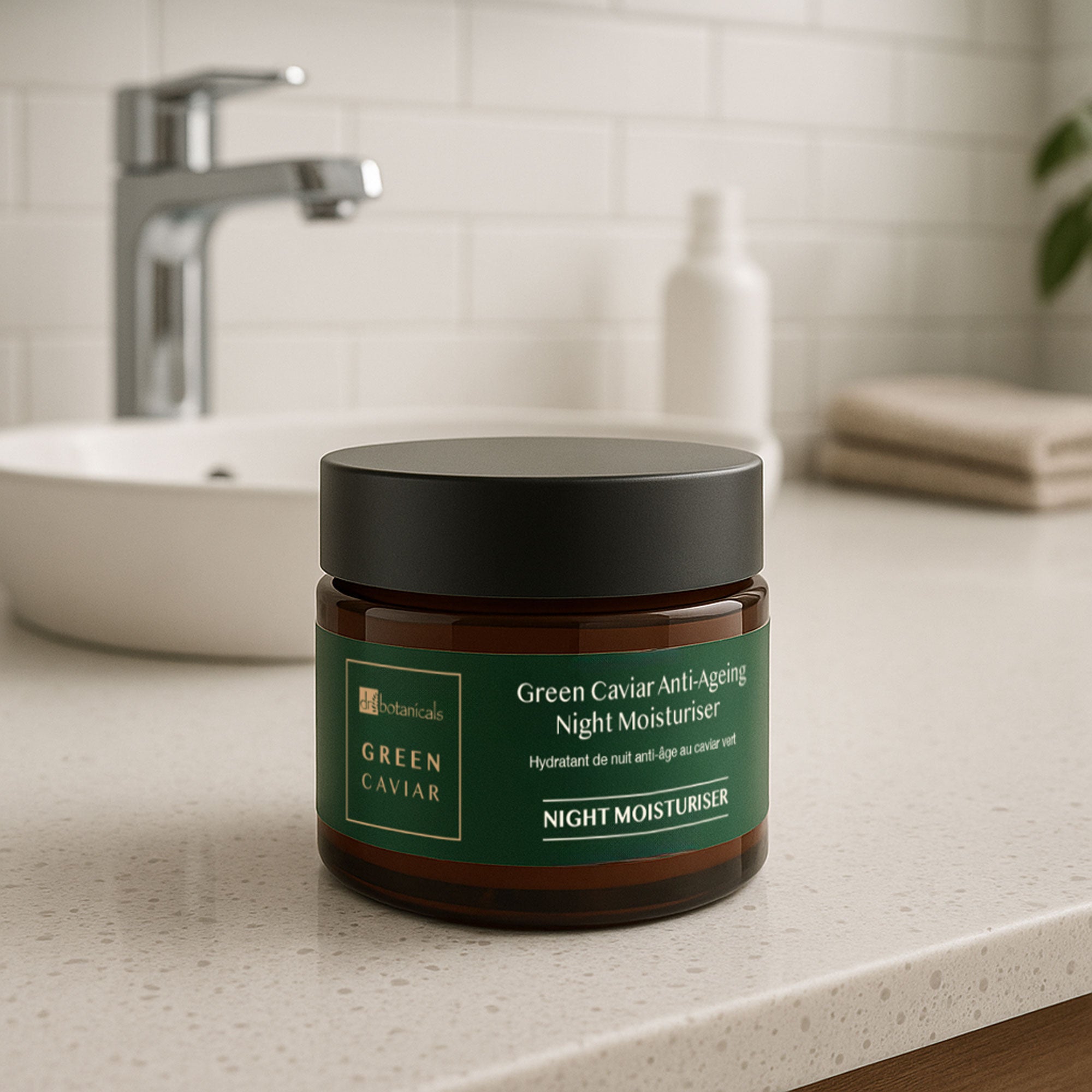 Grüne Kaviar- und Arganöl-Antioxidantien-Anti-Aging-Nachtcreme 50 ml