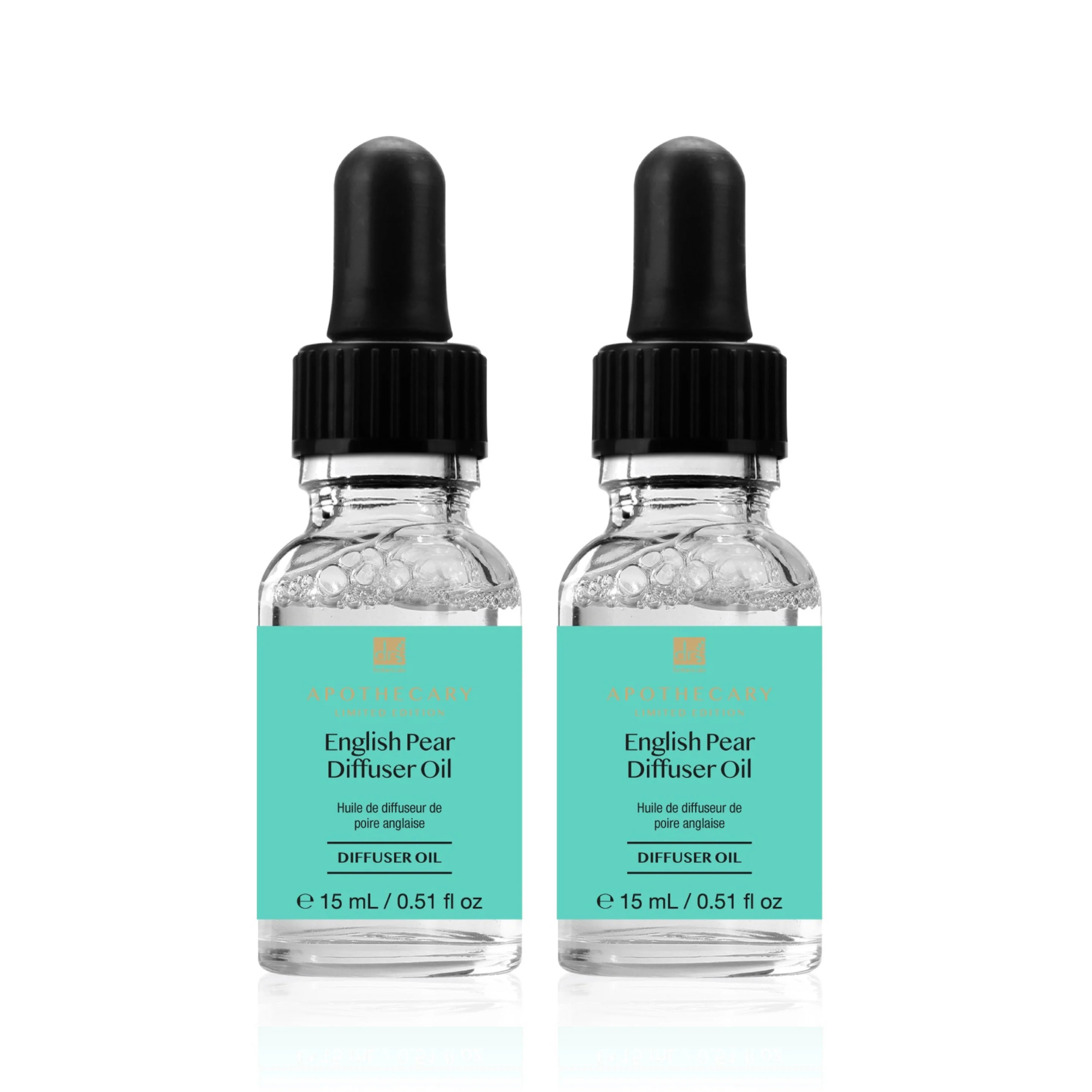 Happy & Cheerful English Pear Diffuser Oil 15ml Twin Value Savings Pack