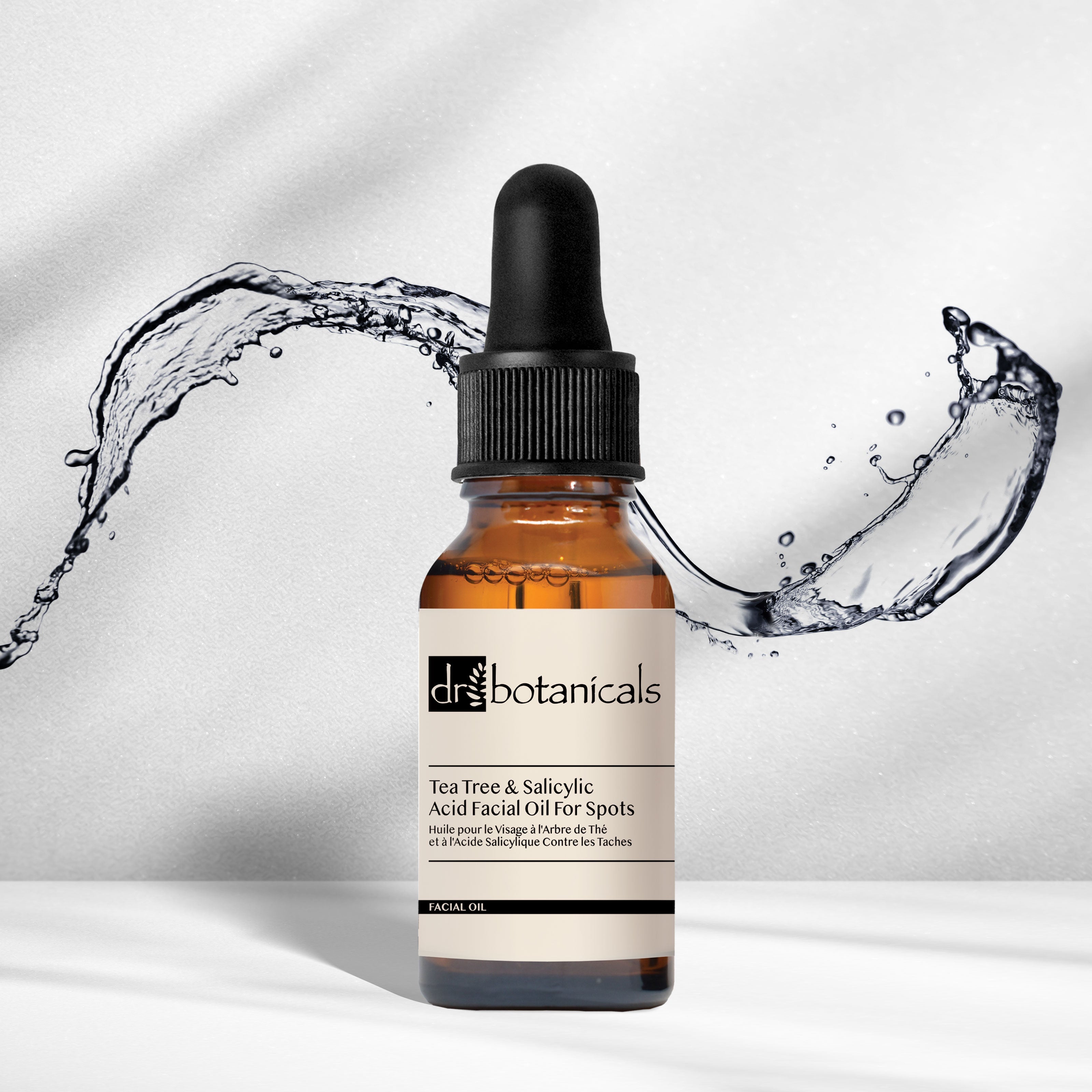 Gesichtsöl mit Eukalyptus, Teebaumöl und Salicylsäure gegen Pickel, 15 ml