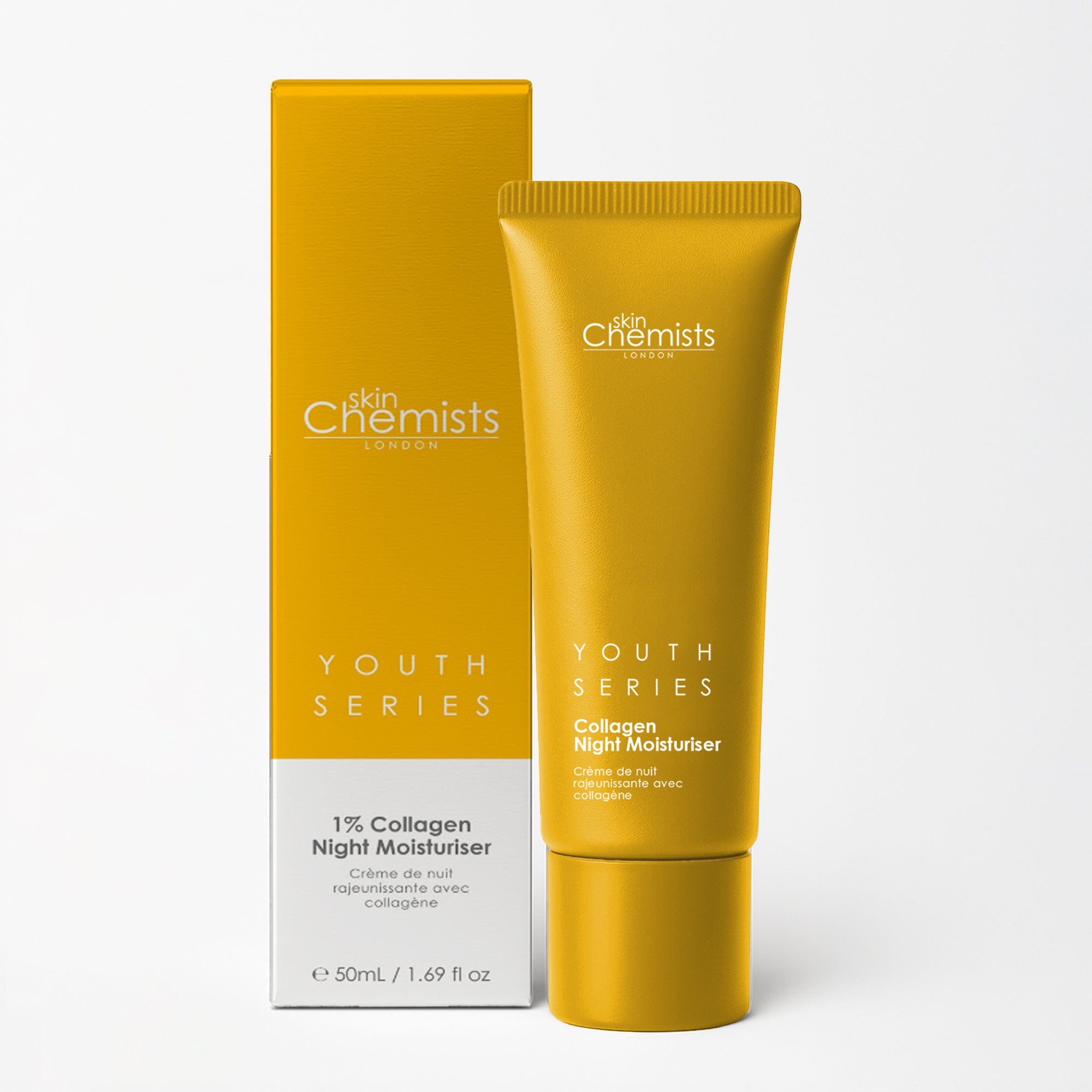 Soin de nuit hydratant au collagène avancé à 1 % Youth Series 50 ml