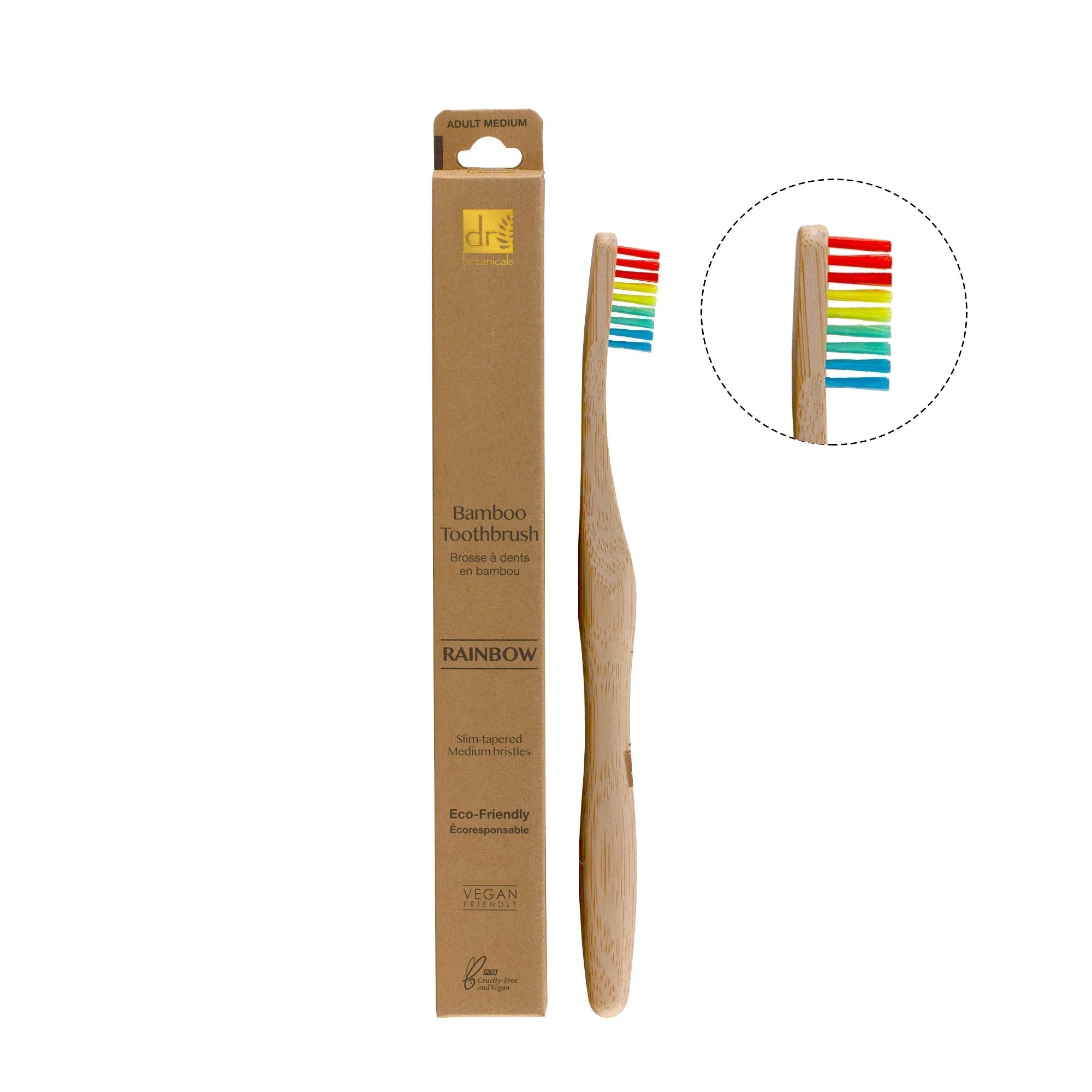Vibrant Bamboo Toothbrush Kit