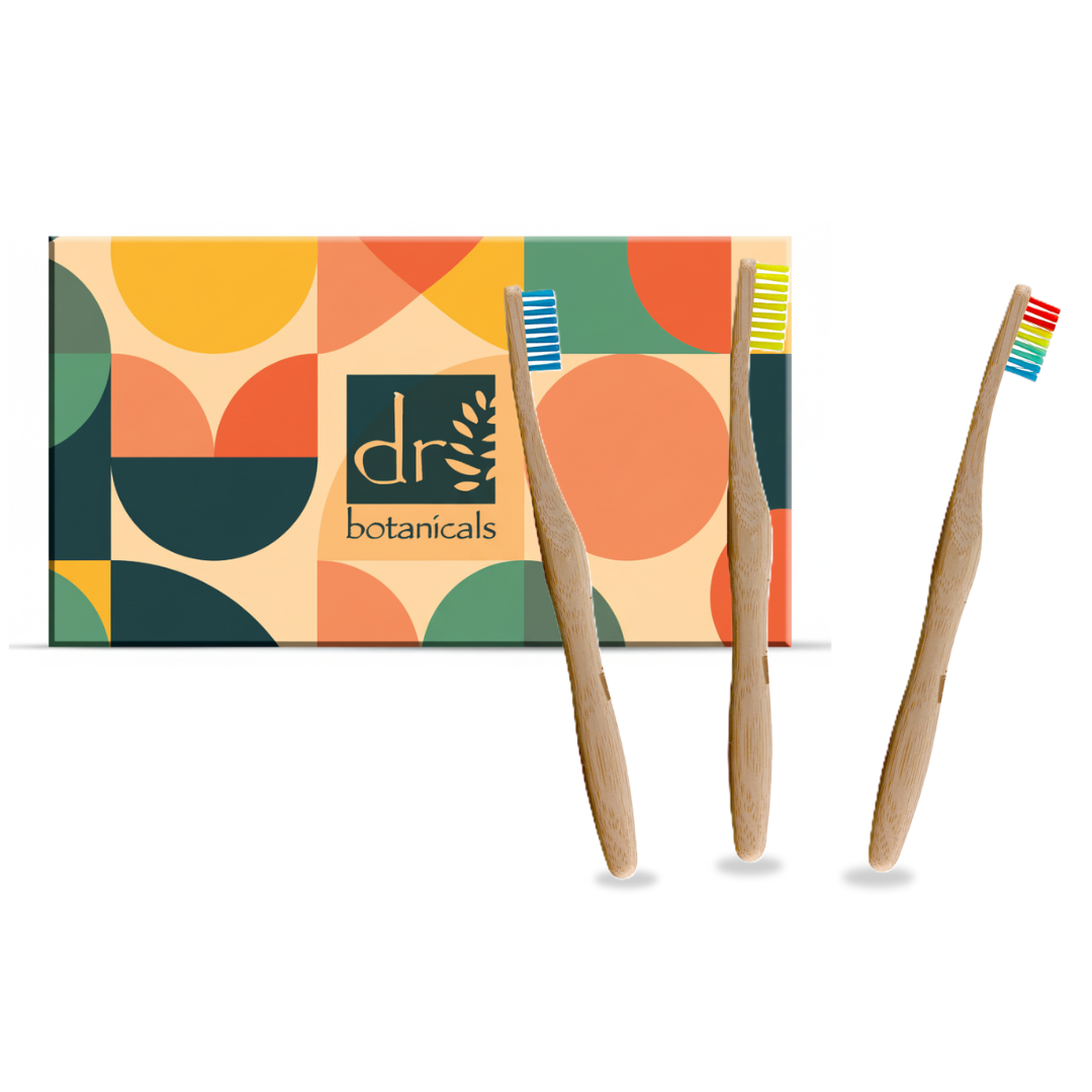 Vibrant Bamboo Toothbrush Kit