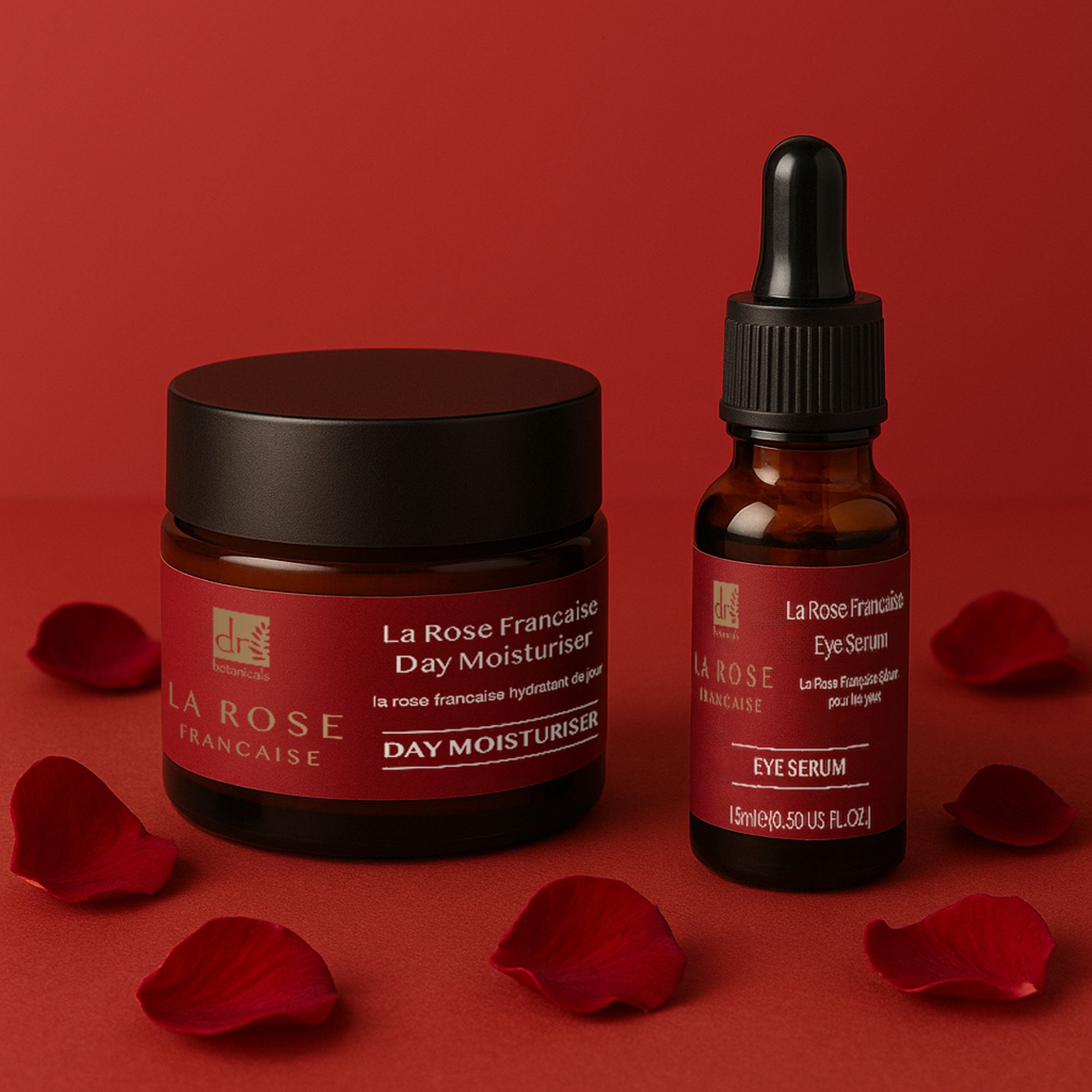 Anti-Ageing La Rose Française Duo Moisturiser & Eye Serum Kit