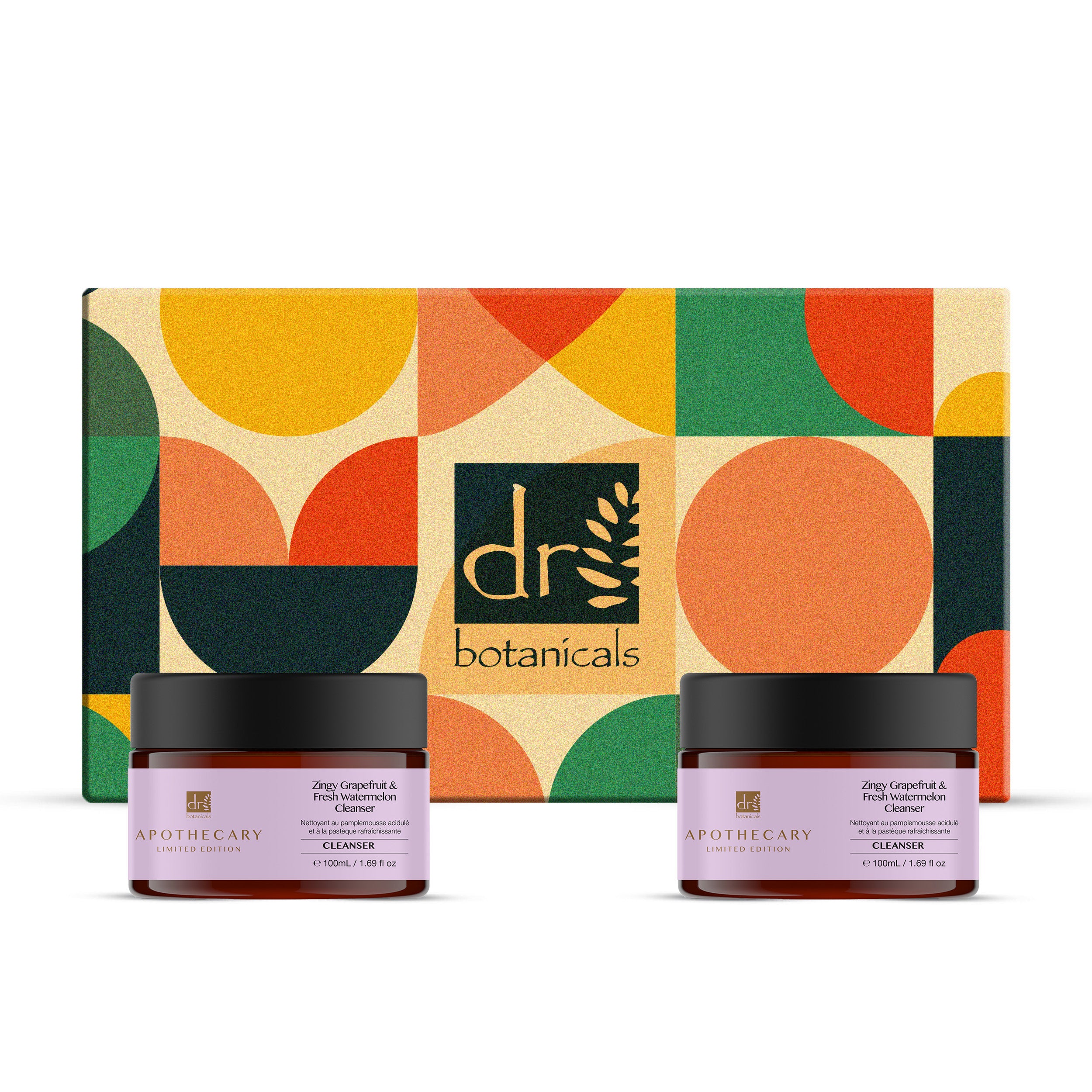 Lotion nettoyante anti-âge au pamplemousse acidulé et à la pastèque fraîche 100 ml x 2