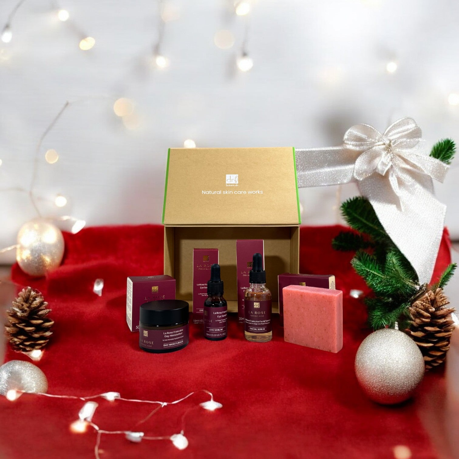 Coffret cadeau de soins du matin anti-âge La Rose Française