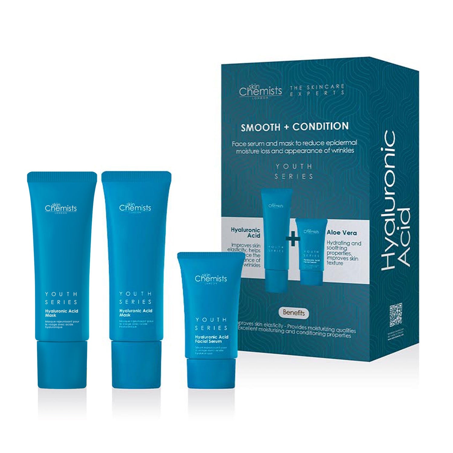 Hyaluronic Acid Smooth & Condition Kit + Free Hyaluronic Acid Mask 50ml