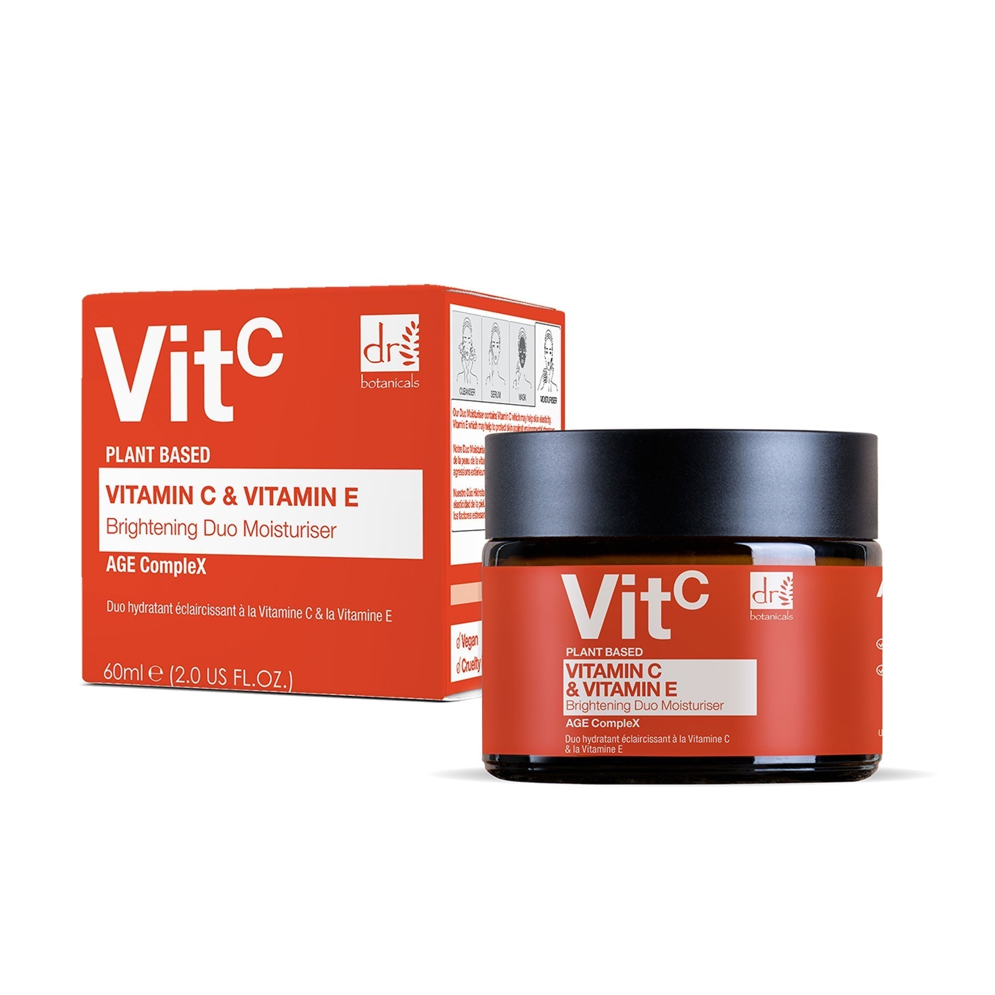 Anti-Aging Vitamin C Duo-Set: Feuchtigkeitscreme &amp; Gesichtsserum